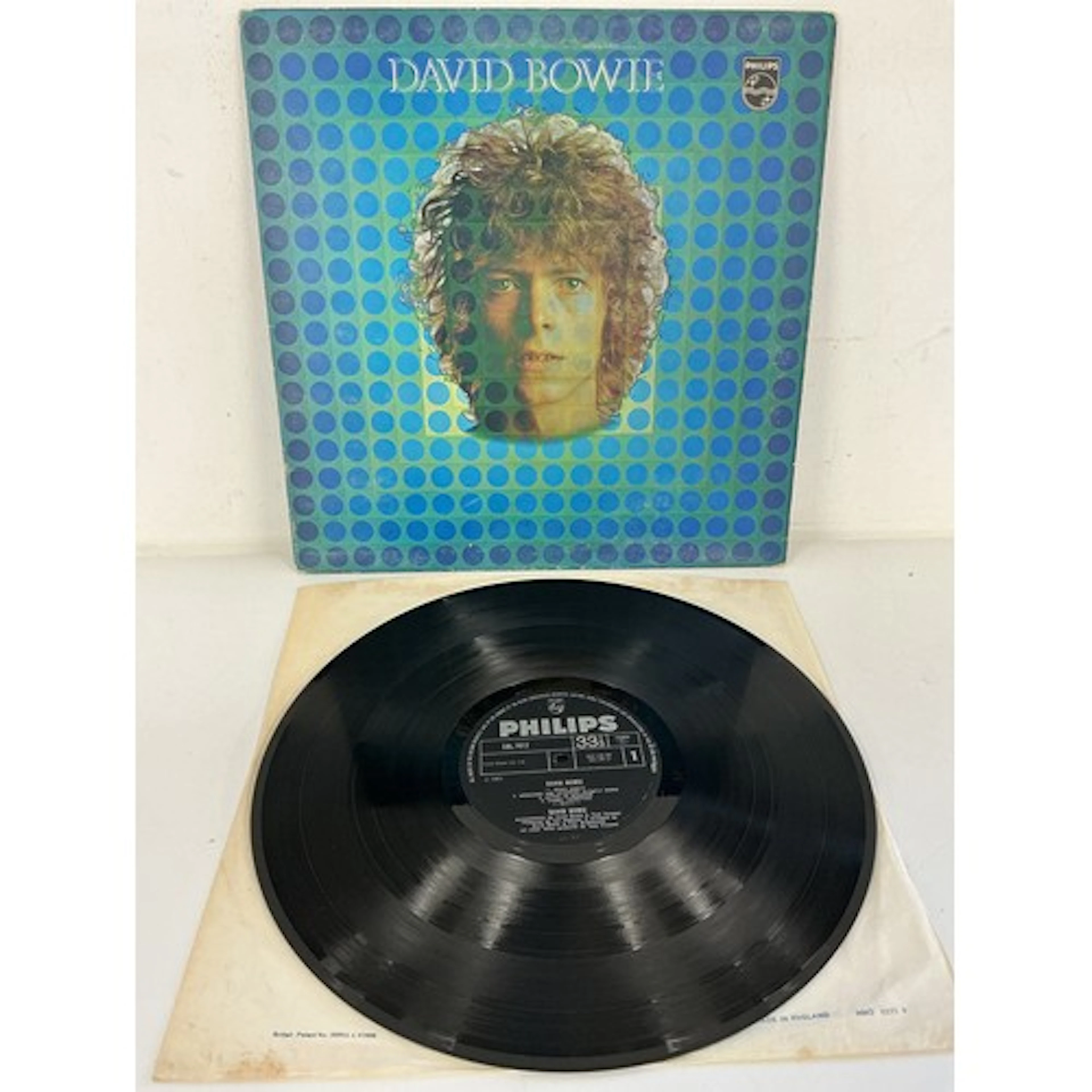A first UK pressing from 1969 of the self titled David Bowie...