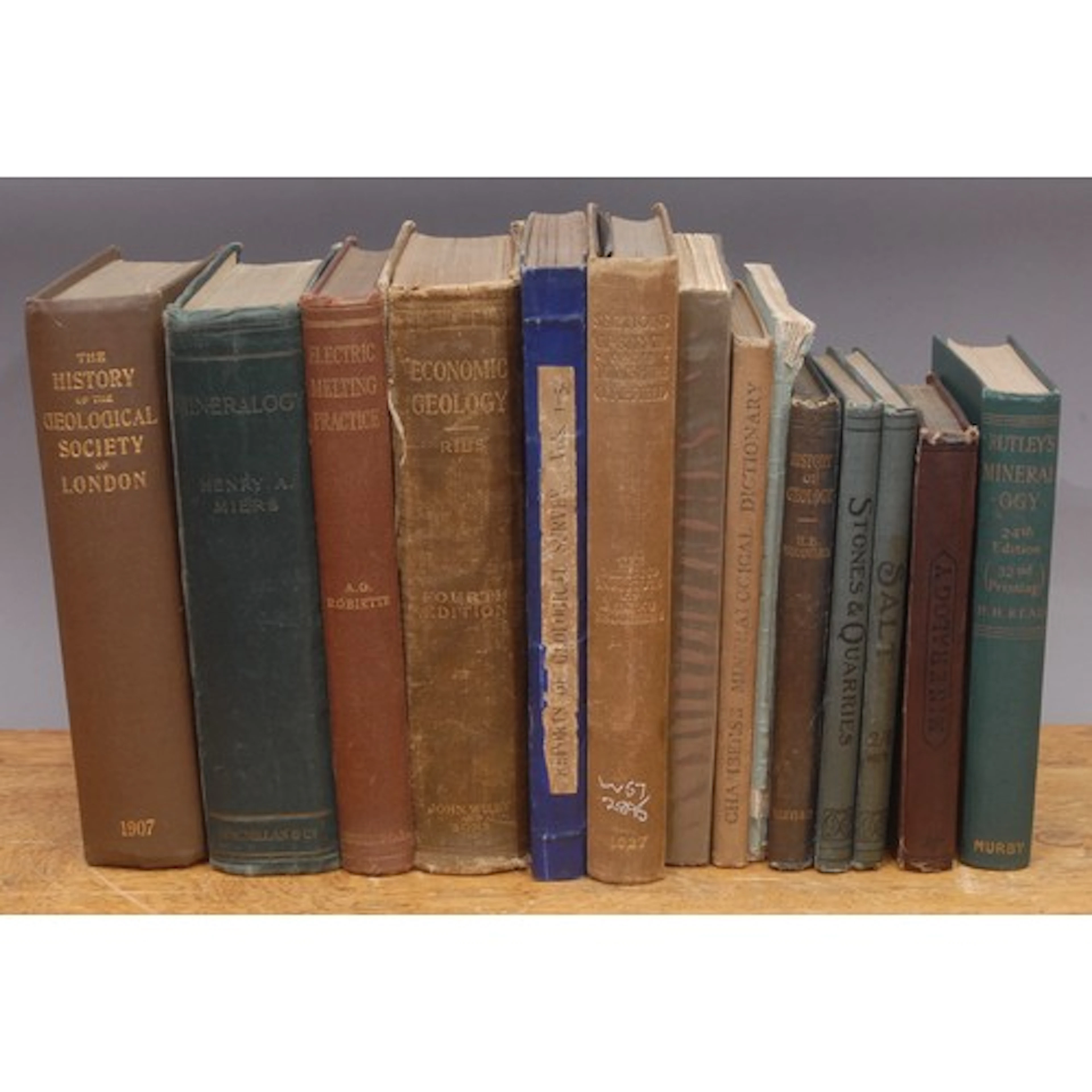 Books – older geological works: Read (H. H., DSc, FRS), Rutl...