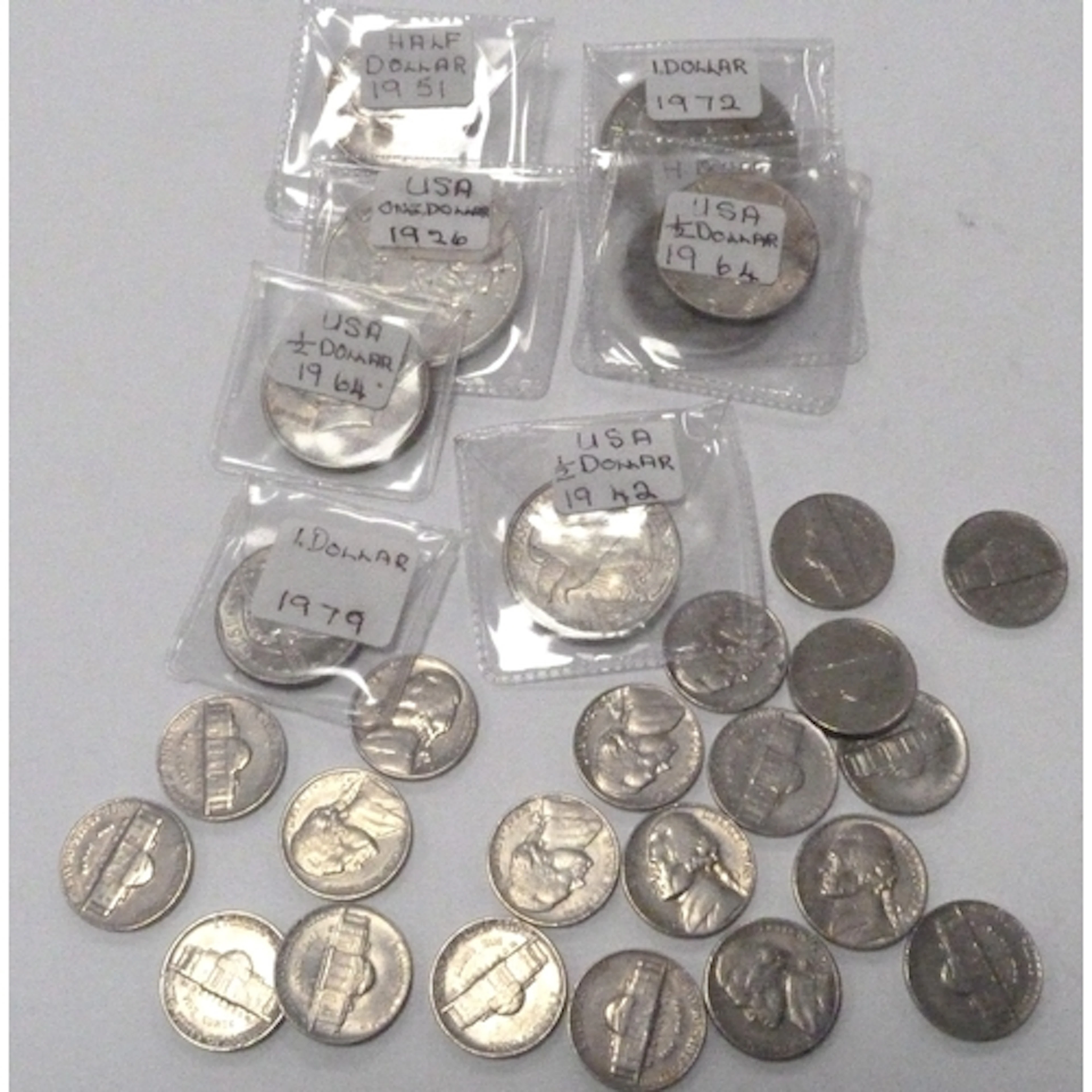 Collection of USA 19th century and later coinage to include ...