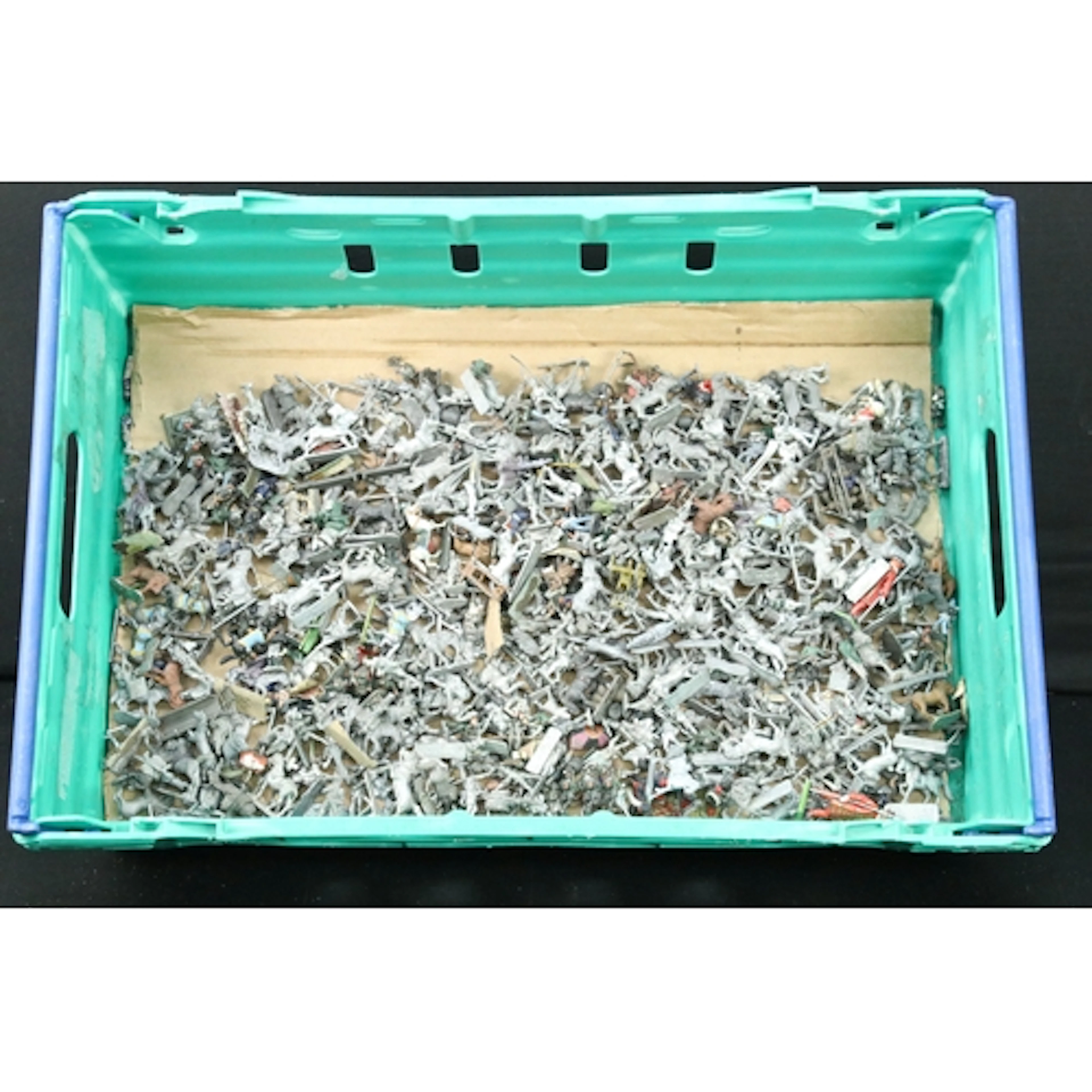 Collection of various military and war gaming related metal ...
