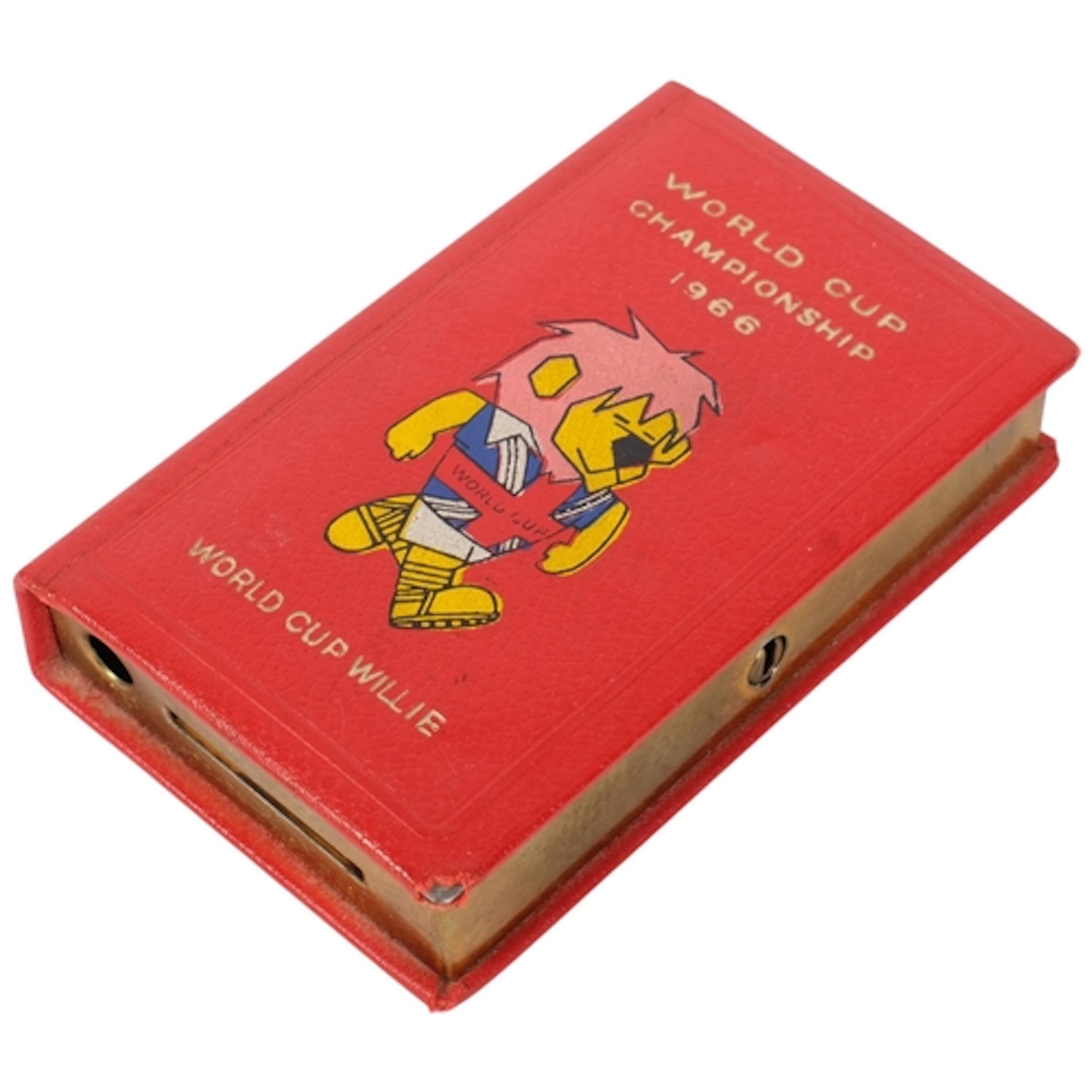 A 1966 World Cup Willie money box, manufactured by the Footb...