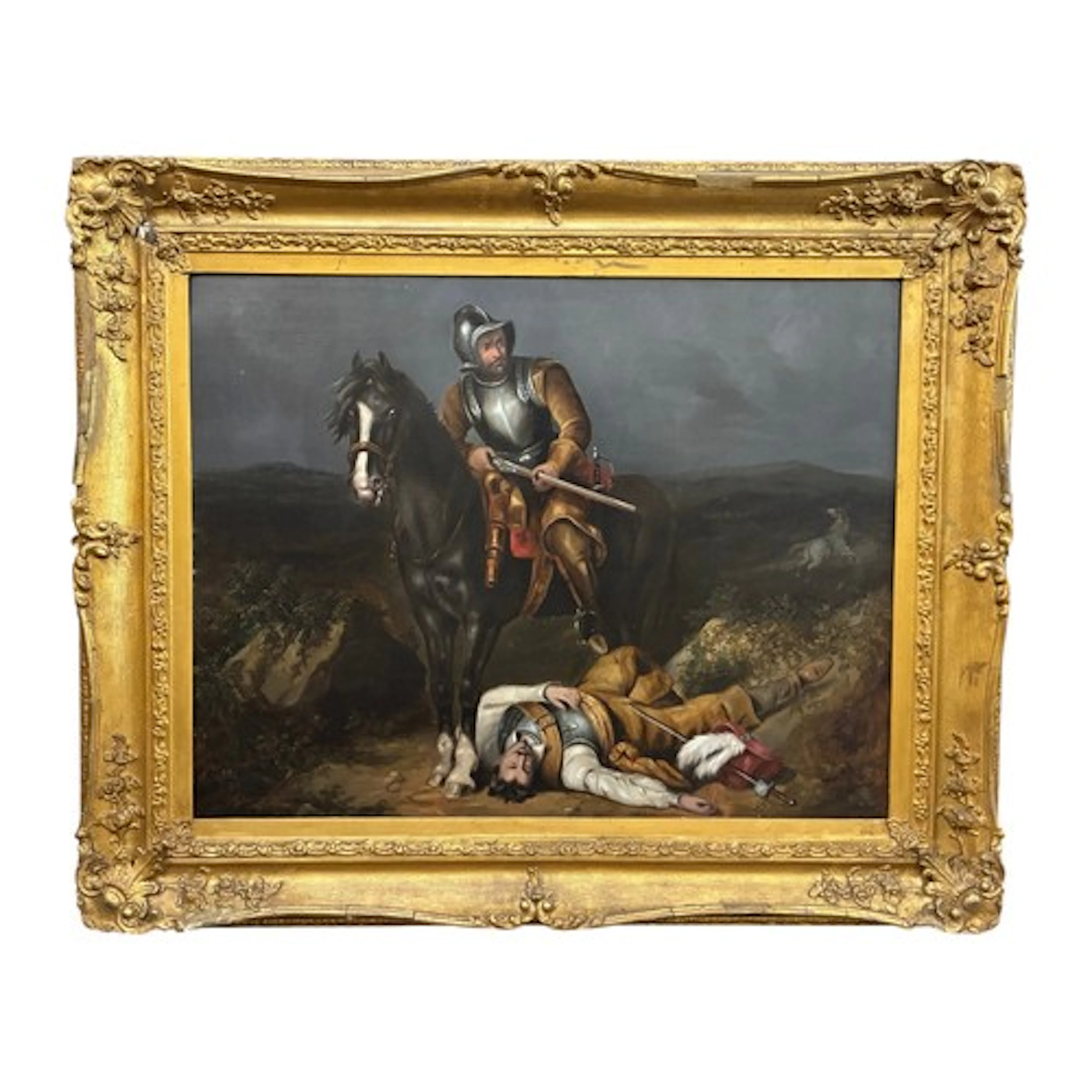 After Edwin Henry Landseer (1802-1873) - Mortal Combat, oil ...