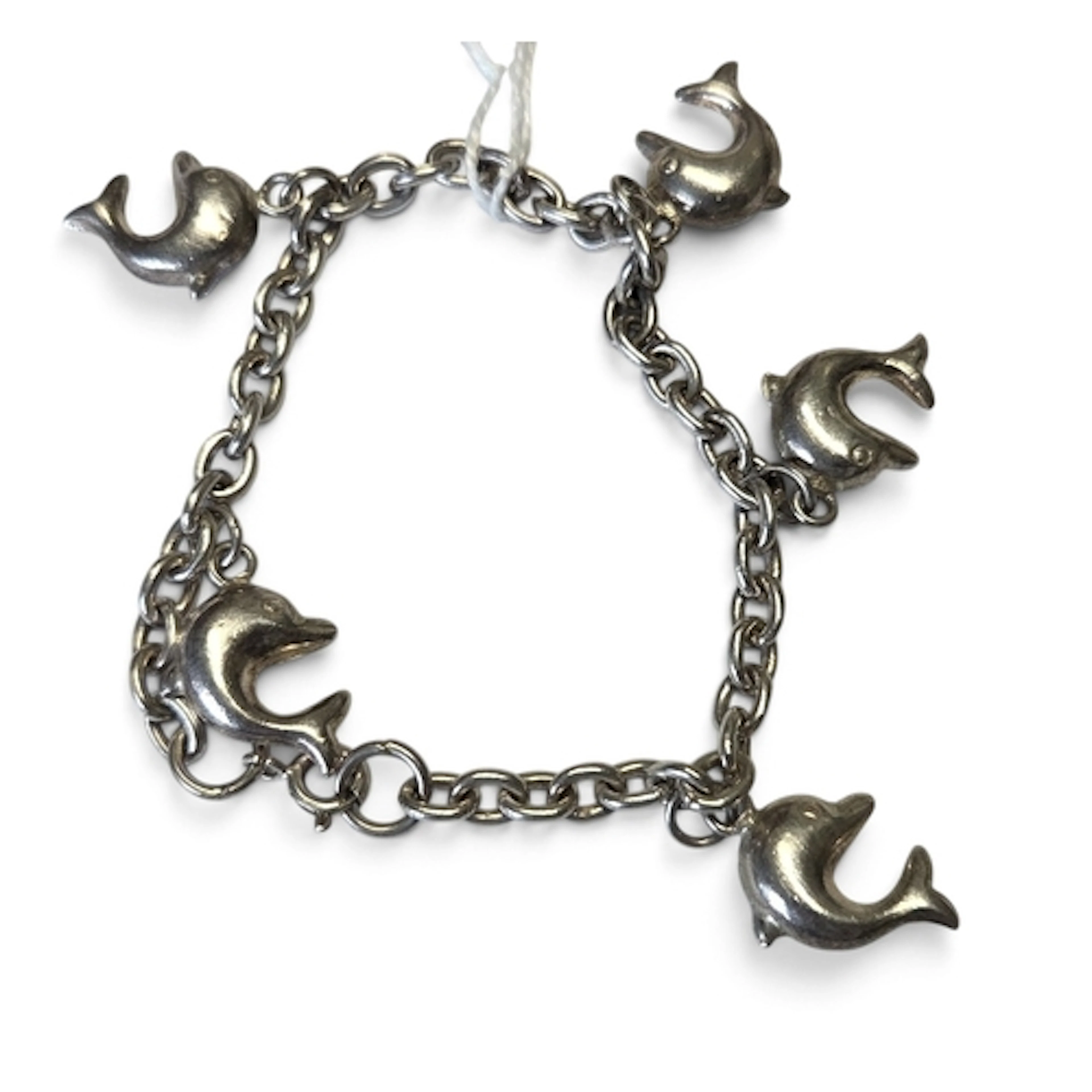 A Silver charm Bracelet.