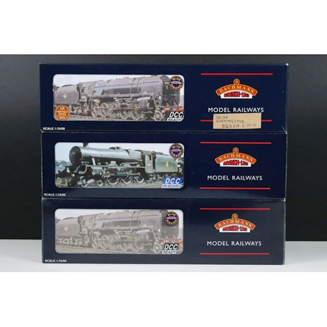 Three boxed Bachmann OO gauge locomotives to include DCC On ...