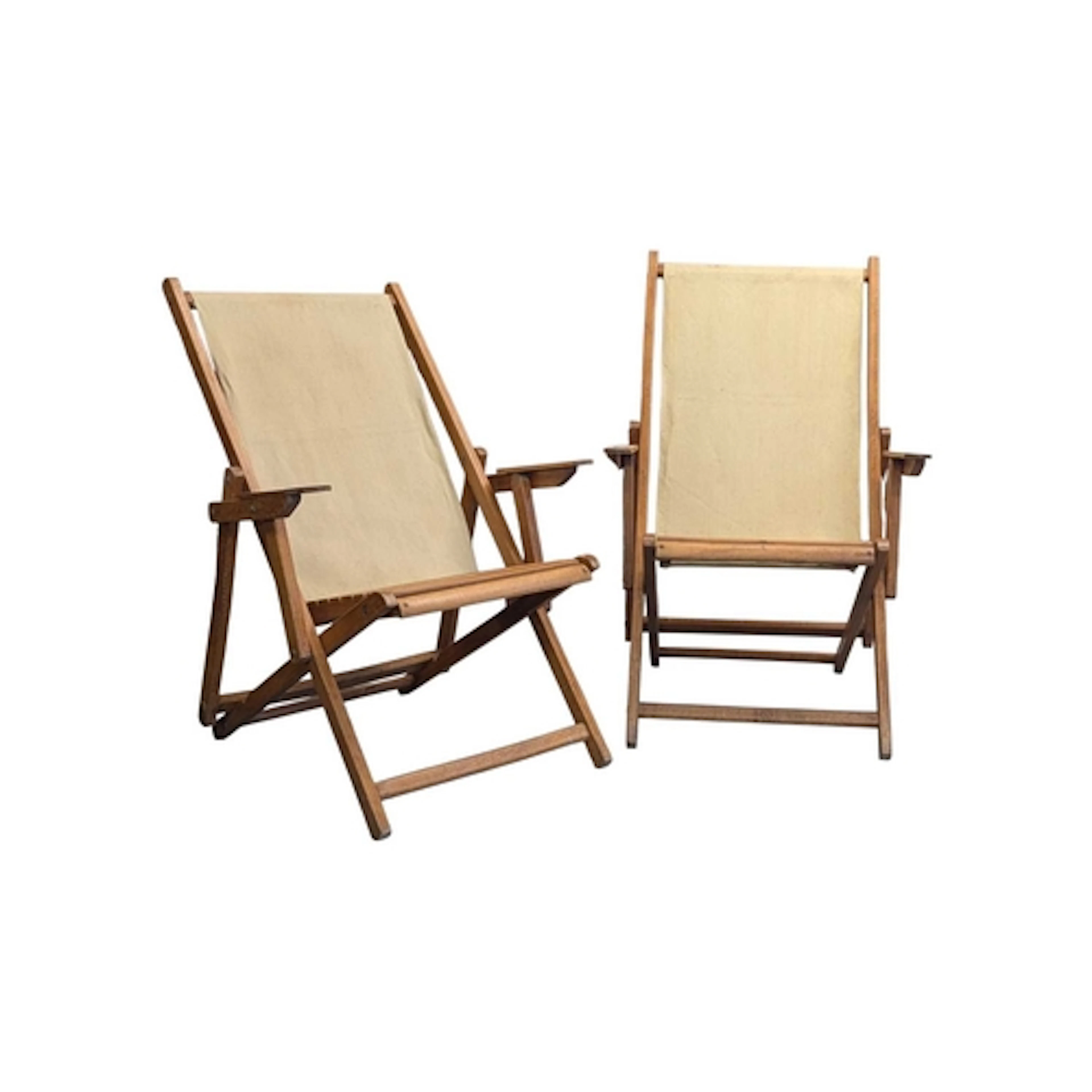 British Modern Design - A pair of vintage 20th century beach...