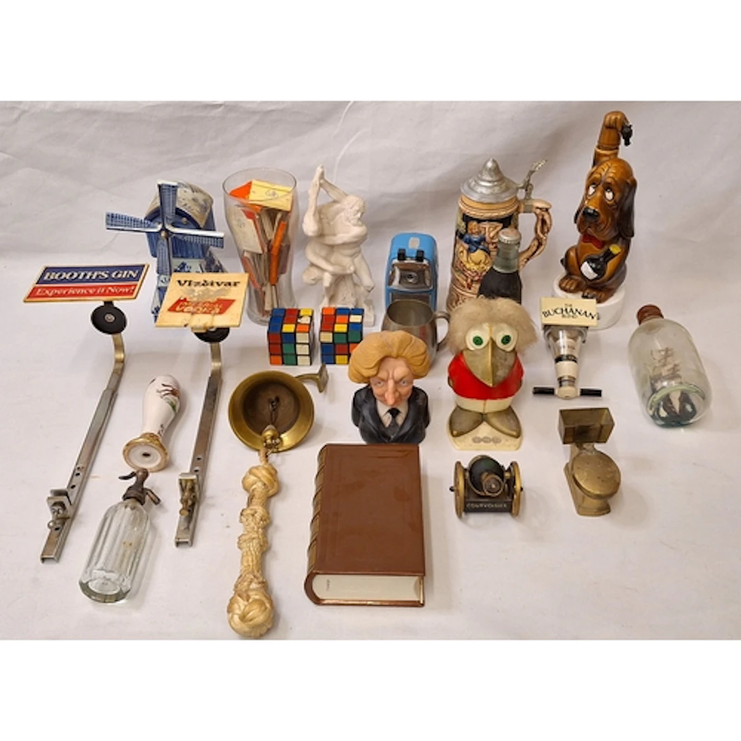 Vintage Novelty Collectable Items incl. Margaret Thatcher Sp...