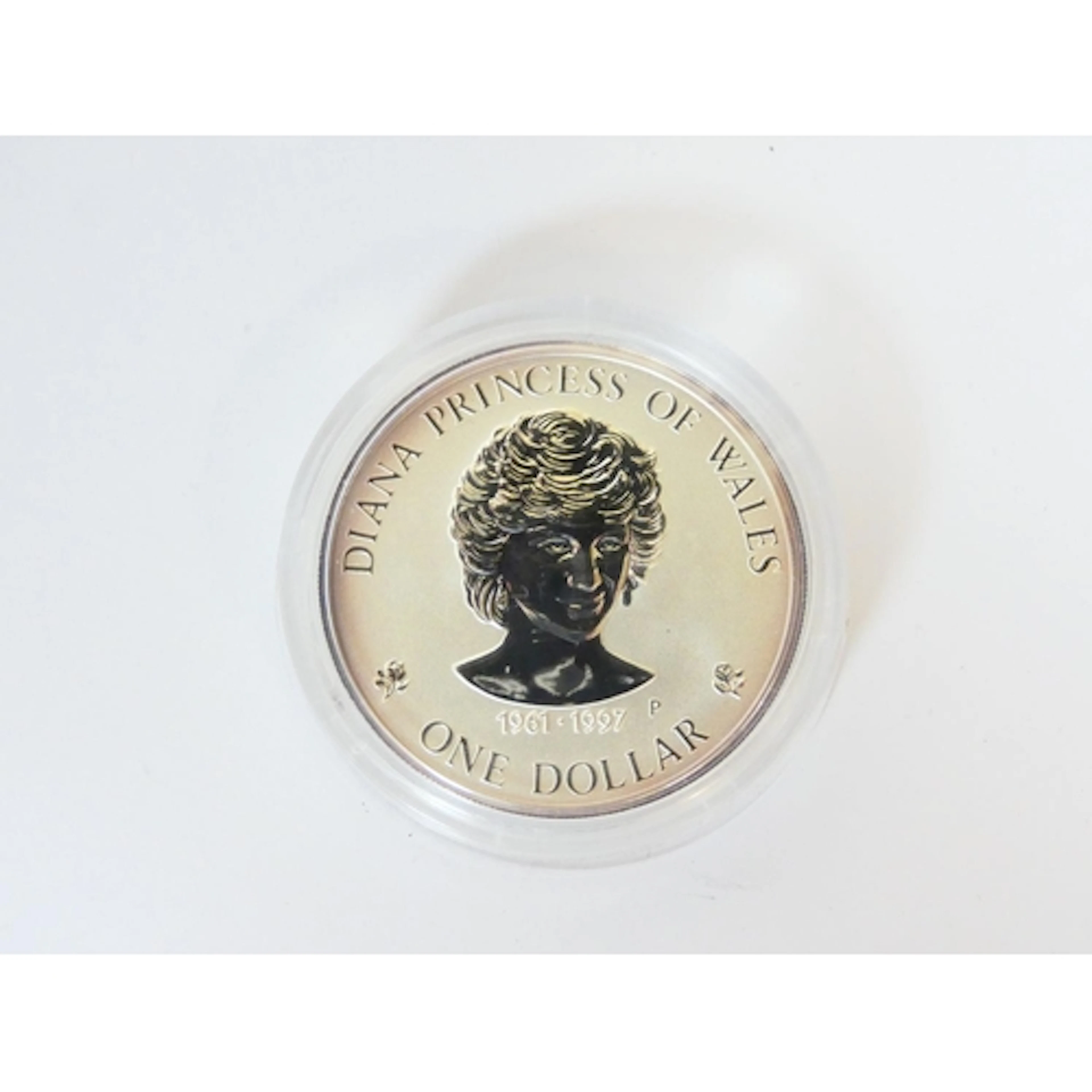 1997 Cook Islands Death of Princess Diana $1 .999 silver 1 O...