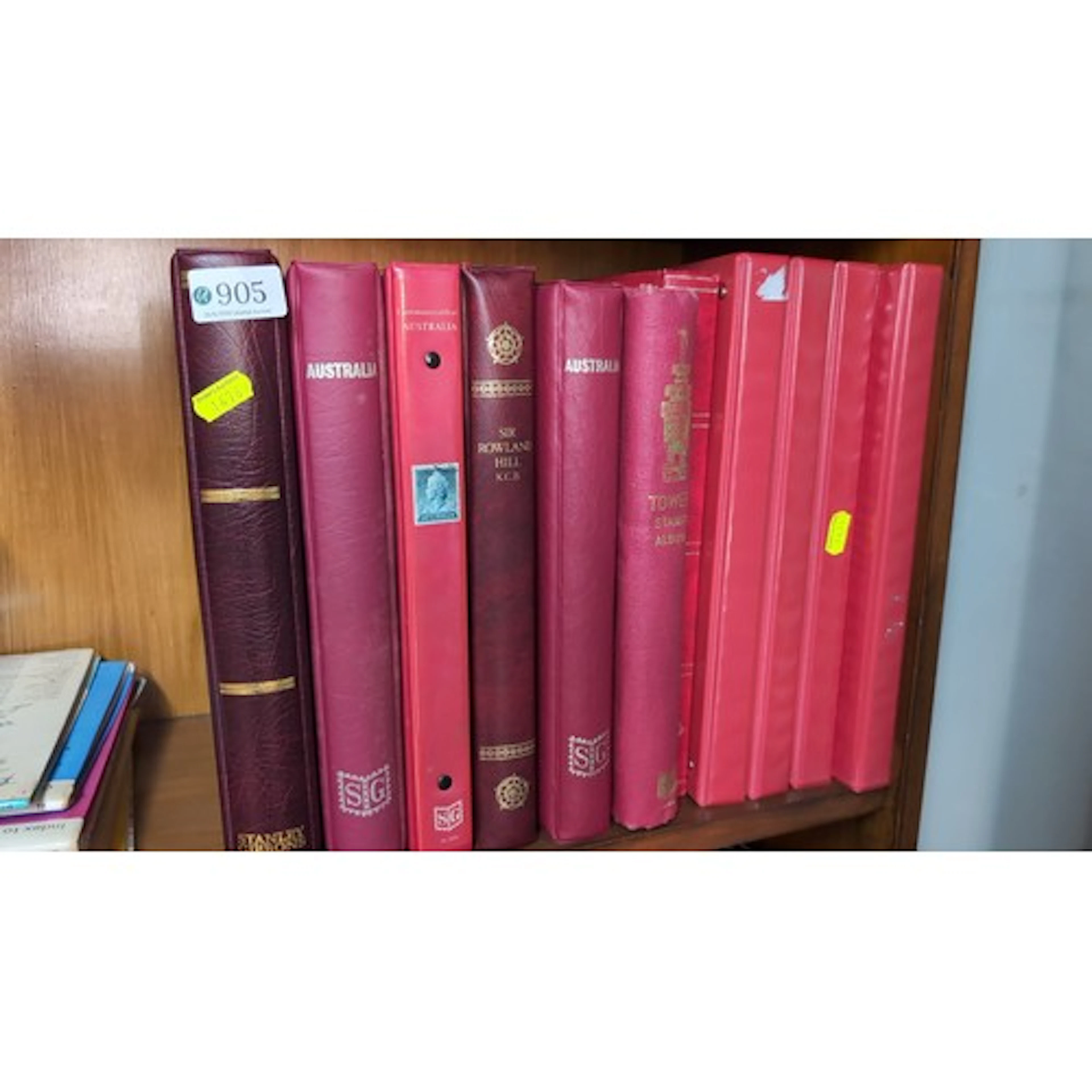A collection of stamp albums and stockbooks, predominantly A...
