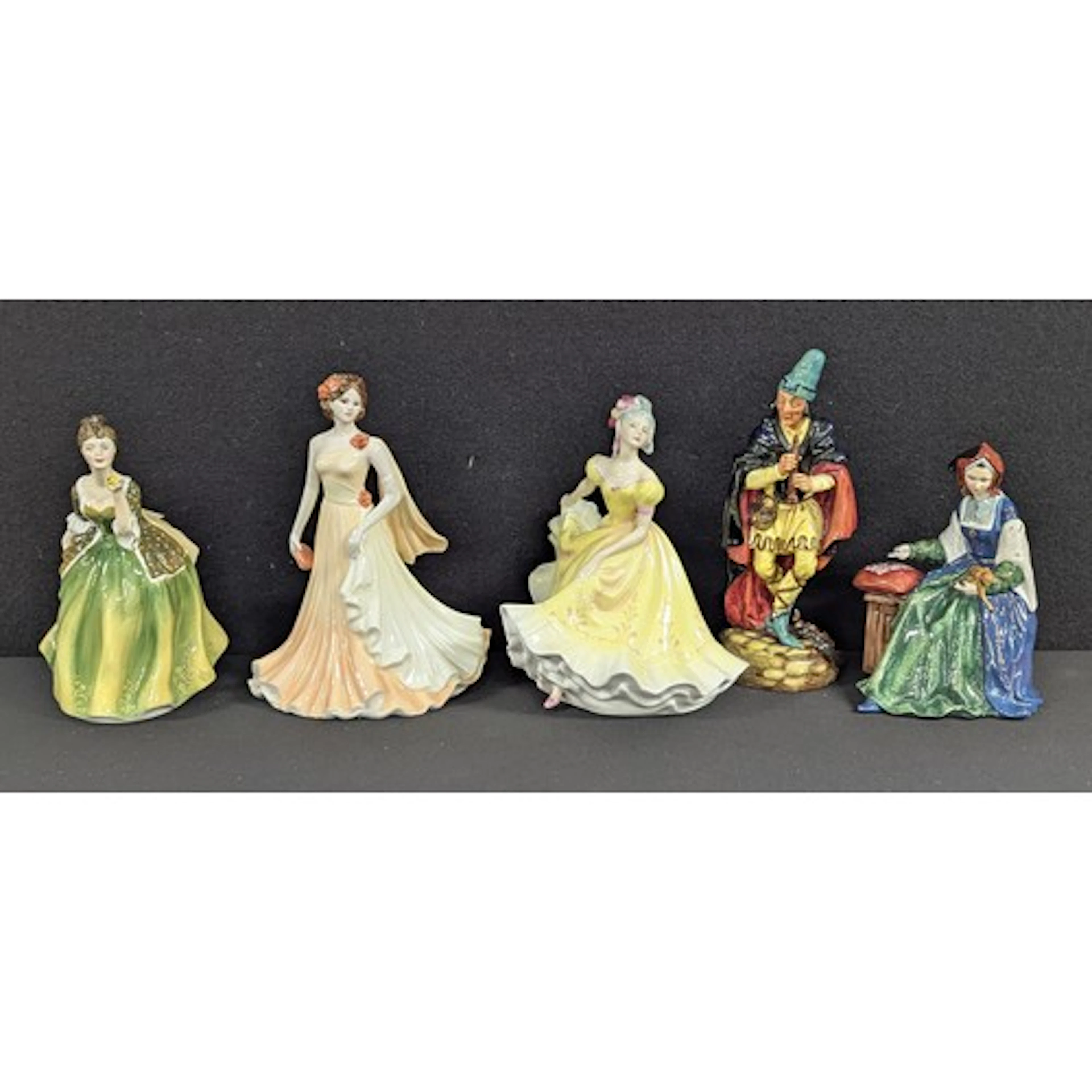 Royal Doulton - four figures, Catherine of Aragon, limited e...