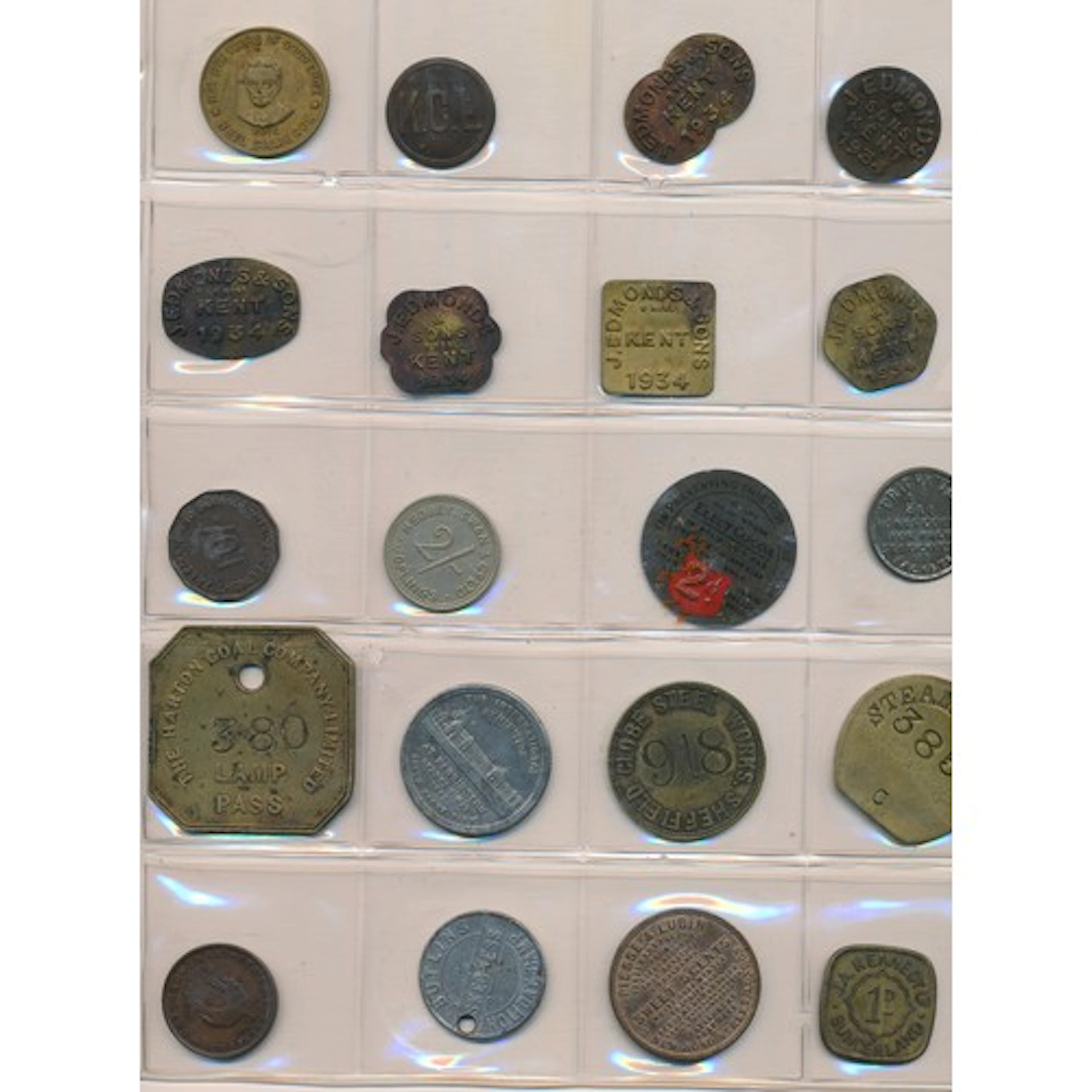 Tokens Checks And Tallies to include: Neal Cameron Good Luck...
