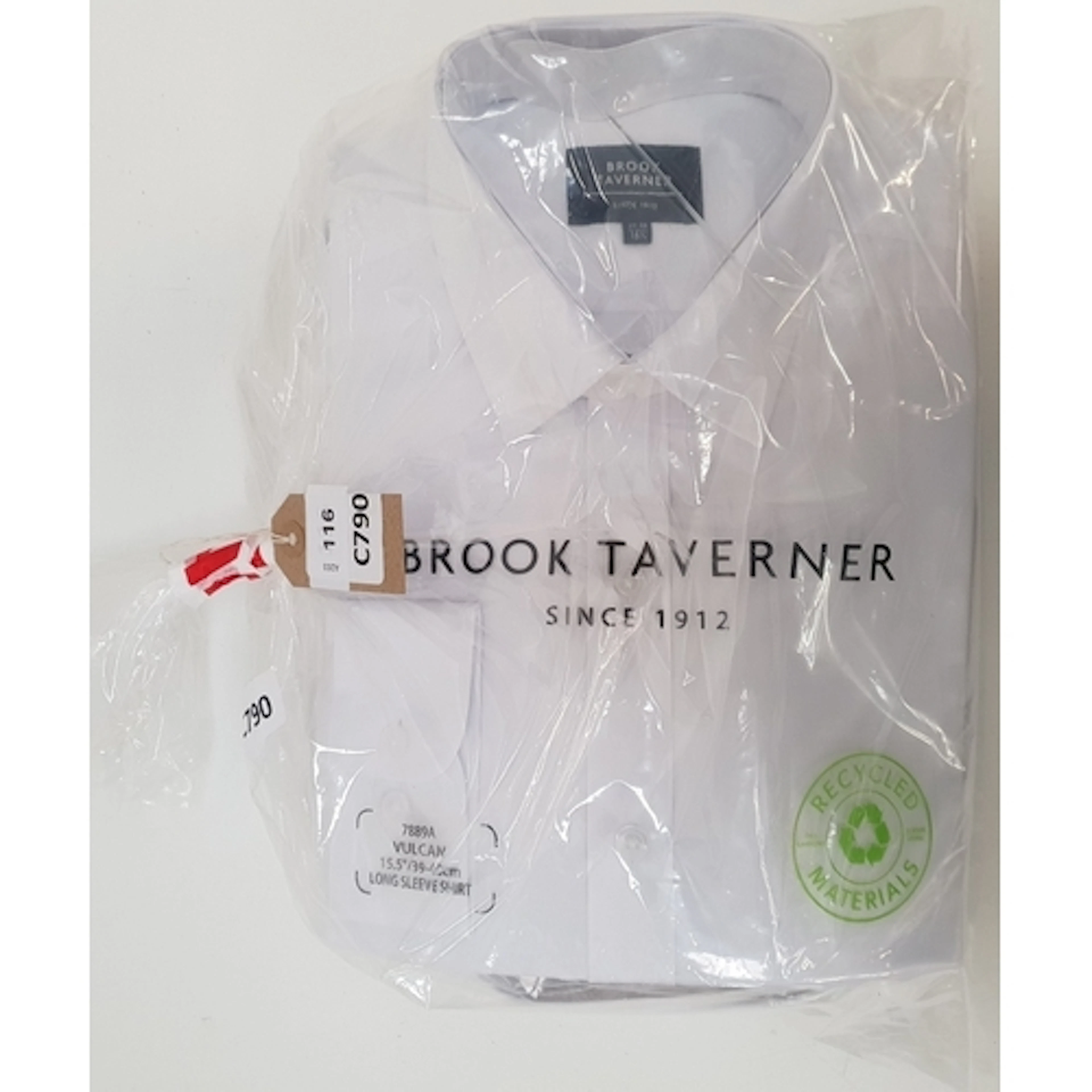 FOUR BRAND NEW LONG SLEEVE SHIRT BROOK TAVERNER size, 39-40,...