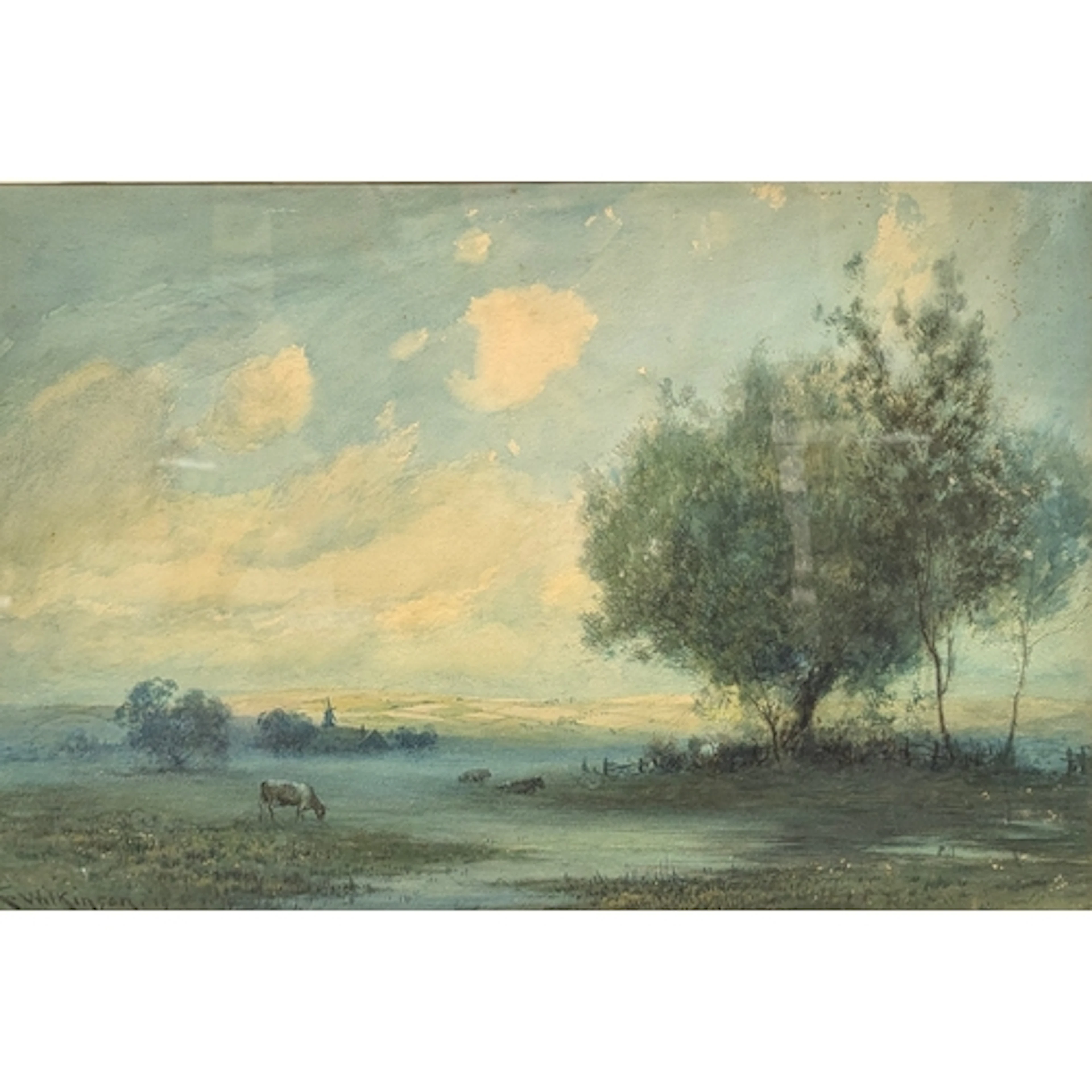 Charles Alexander Wilkinson (1862-1939) The Quiet Meadow Wa...