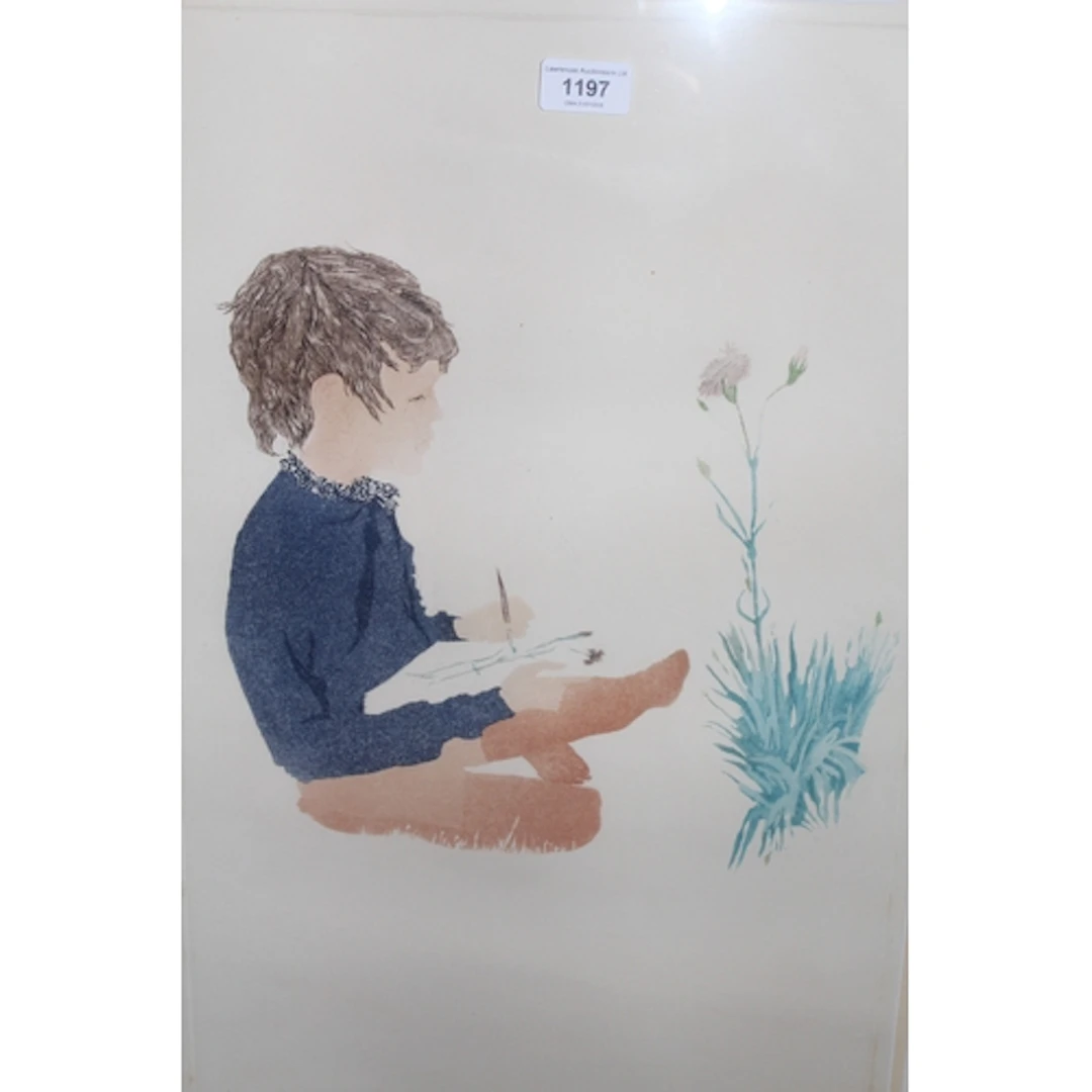 Patrick Procktor, signed Limited Edition coloured print, 'Ma...