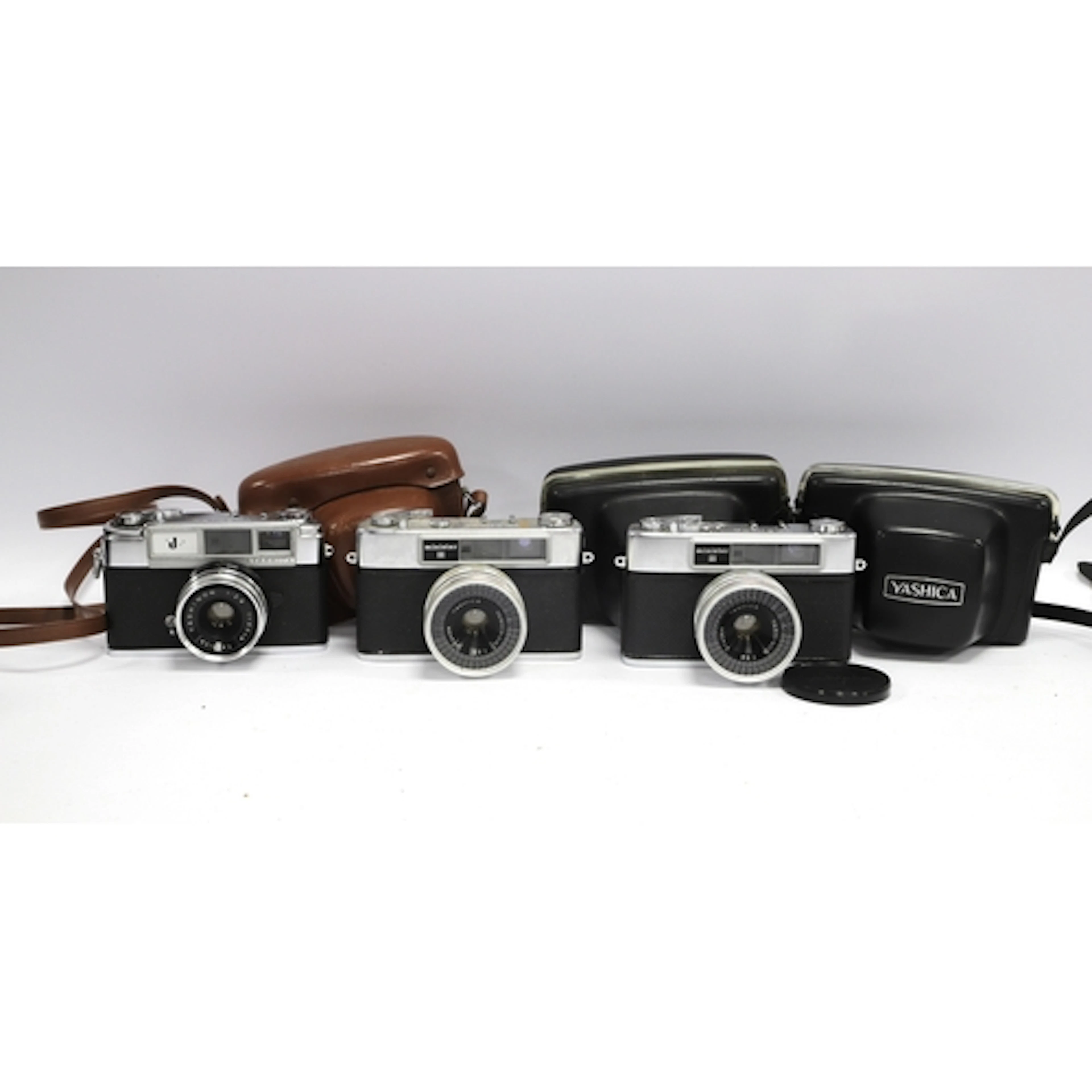 Yashica Rangefinder Cameras to include Minister III with 45m...