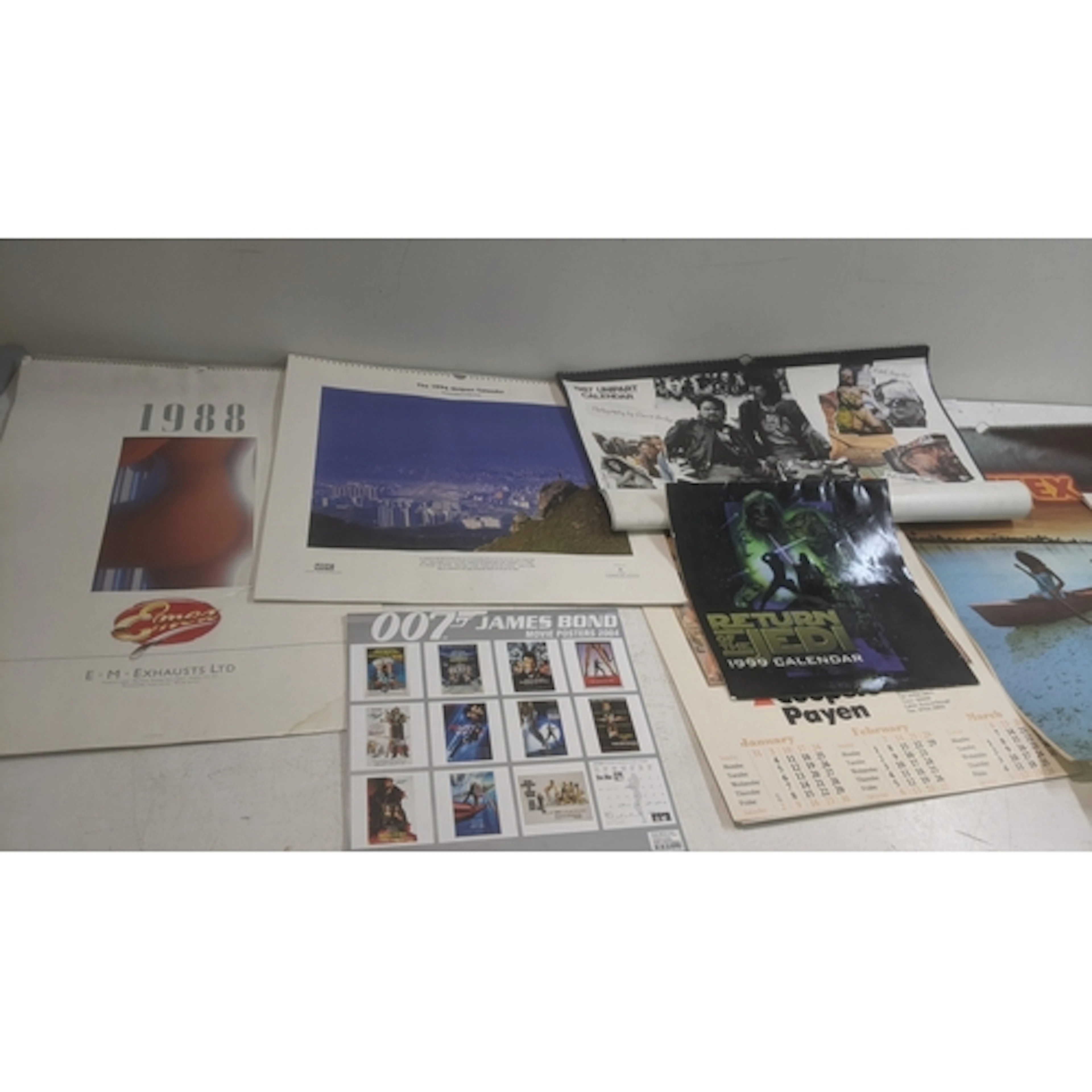 Calendars to include a 1987 Unipart calendar, 1988 Country G...