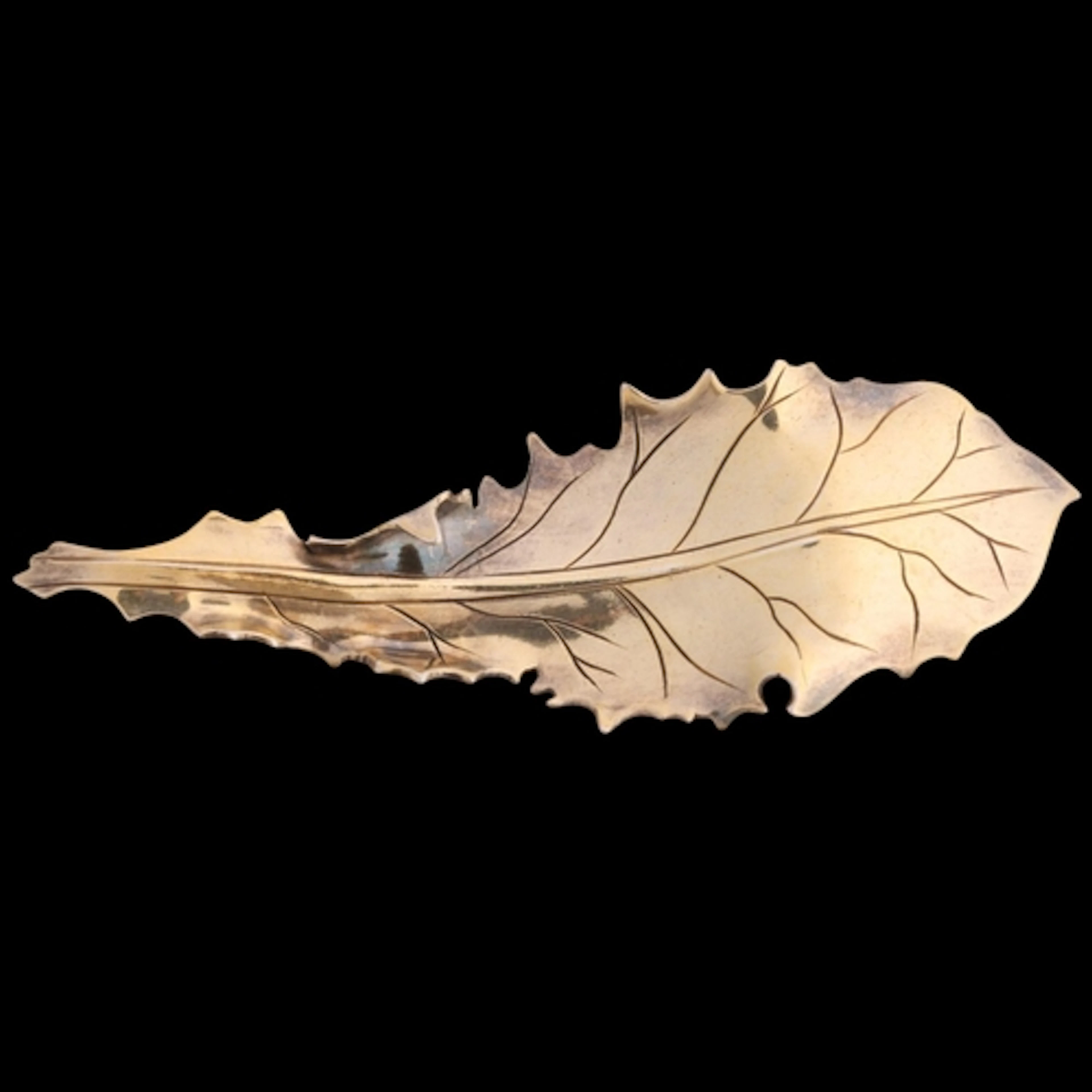 ANTON MICHELSEN - a Danish modernist sterling silver-gilt le...