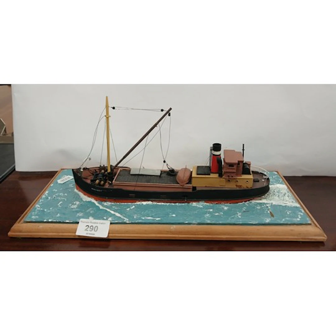 Model boat 'The Sealight'.