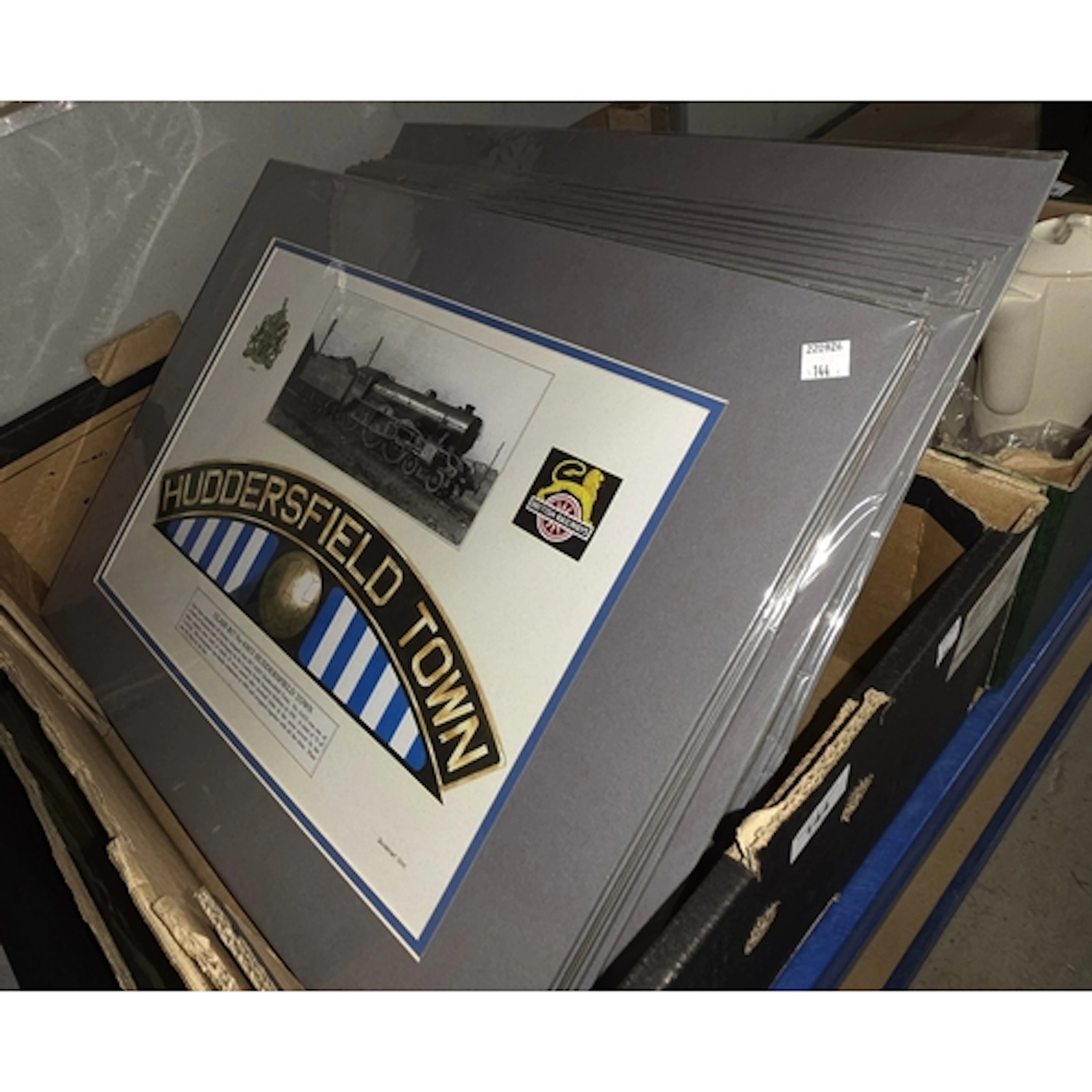A very large collection of Train nameplate prints including ...