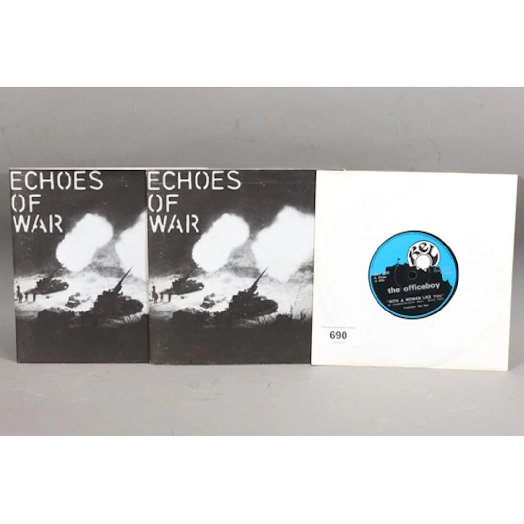 The Square Peg Echoes of War 7'' single by Stranded records ...