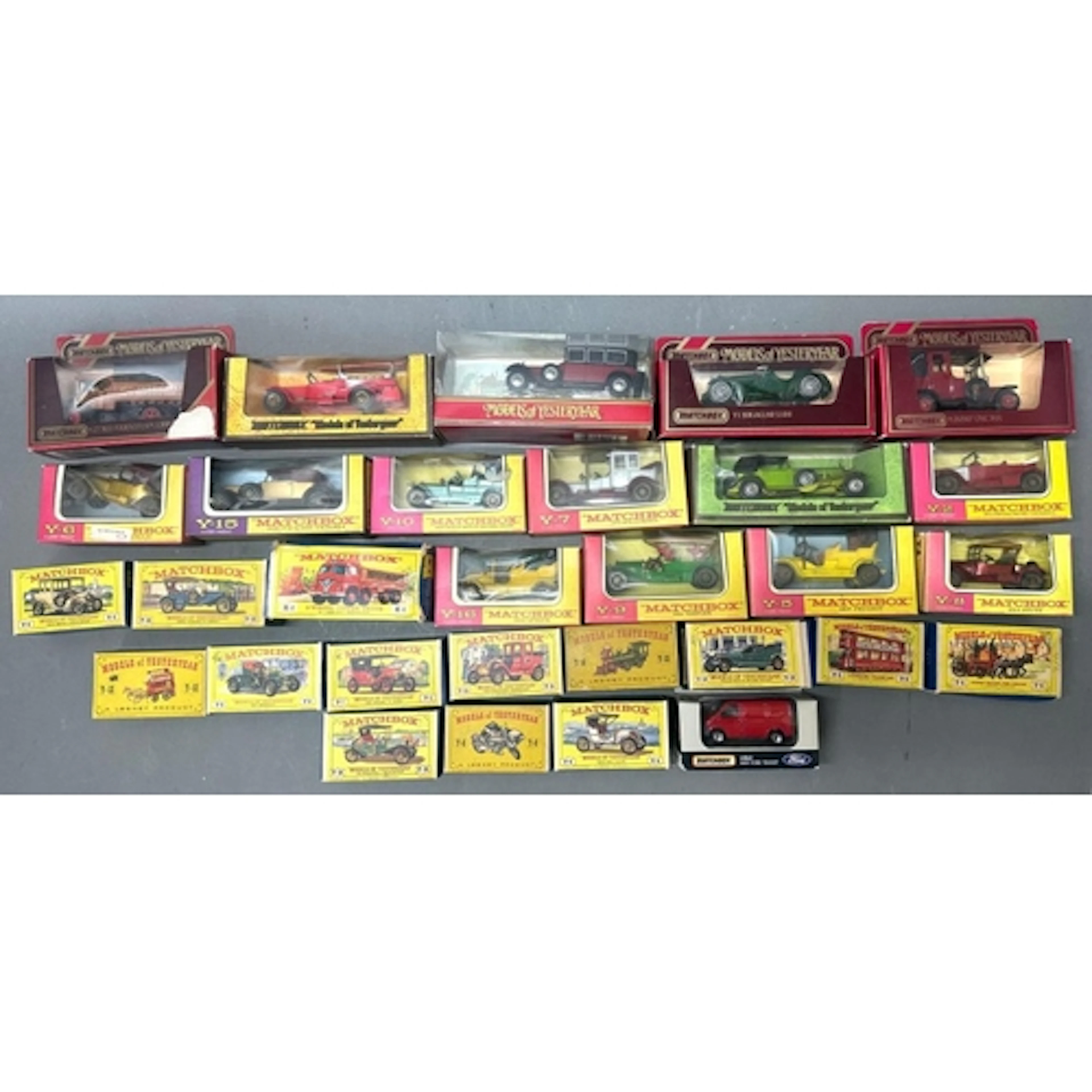 A selection of diecast Matchbox models cars and vehicles...