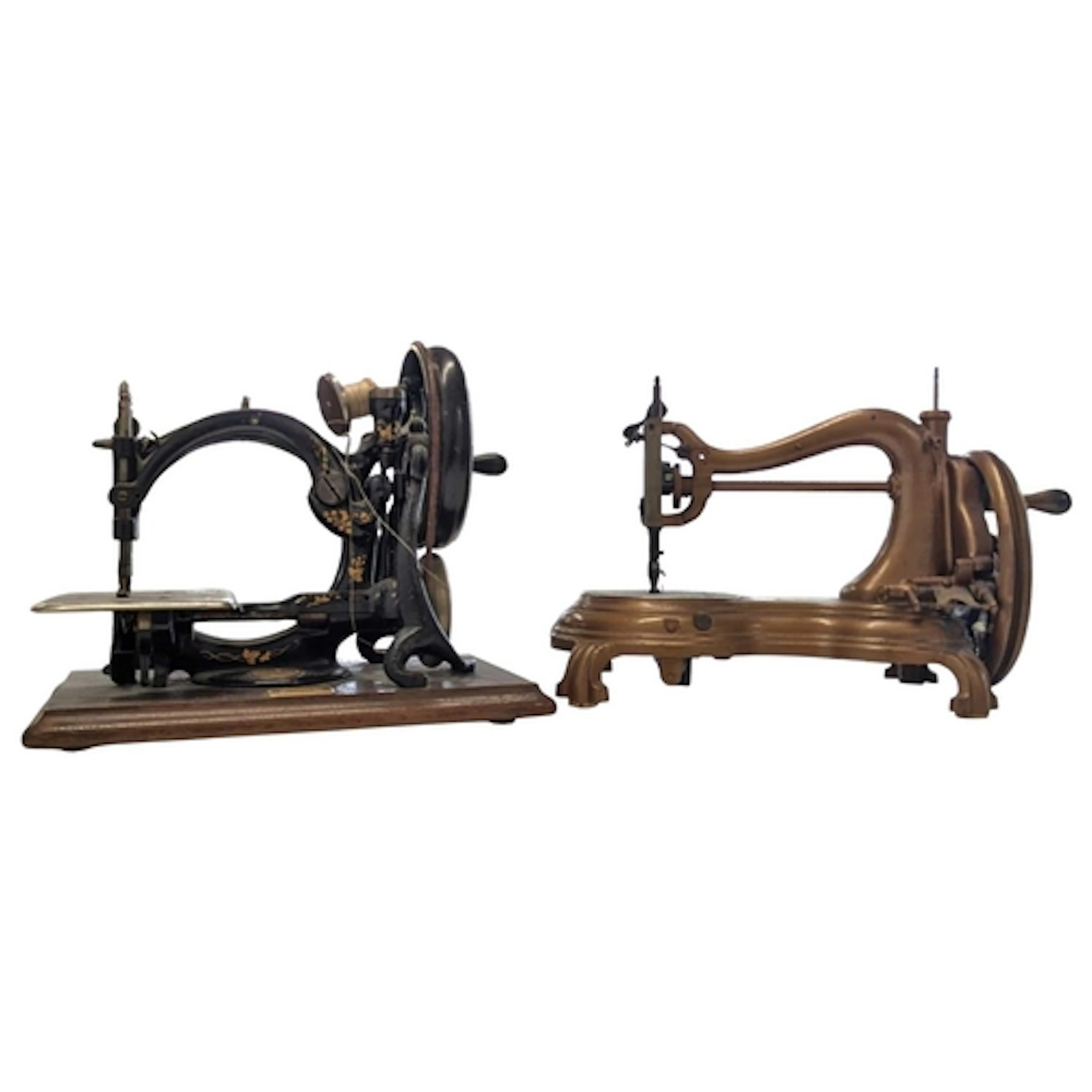 Willcox & Gibbs - Two 19th century hand sewing machines....