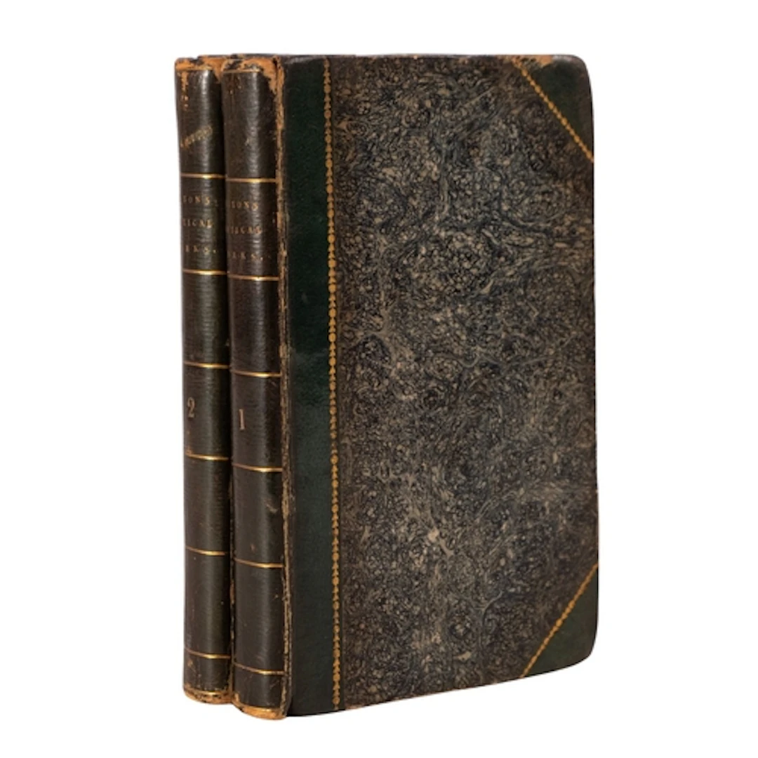MILTON, John. The Poetical Works of John Milton..., 2 vols.,...