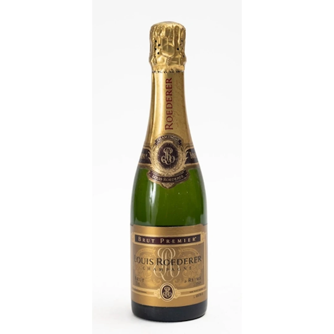 A bottle of Louis Roederer Champagne. 37.5cl, 12% vol.