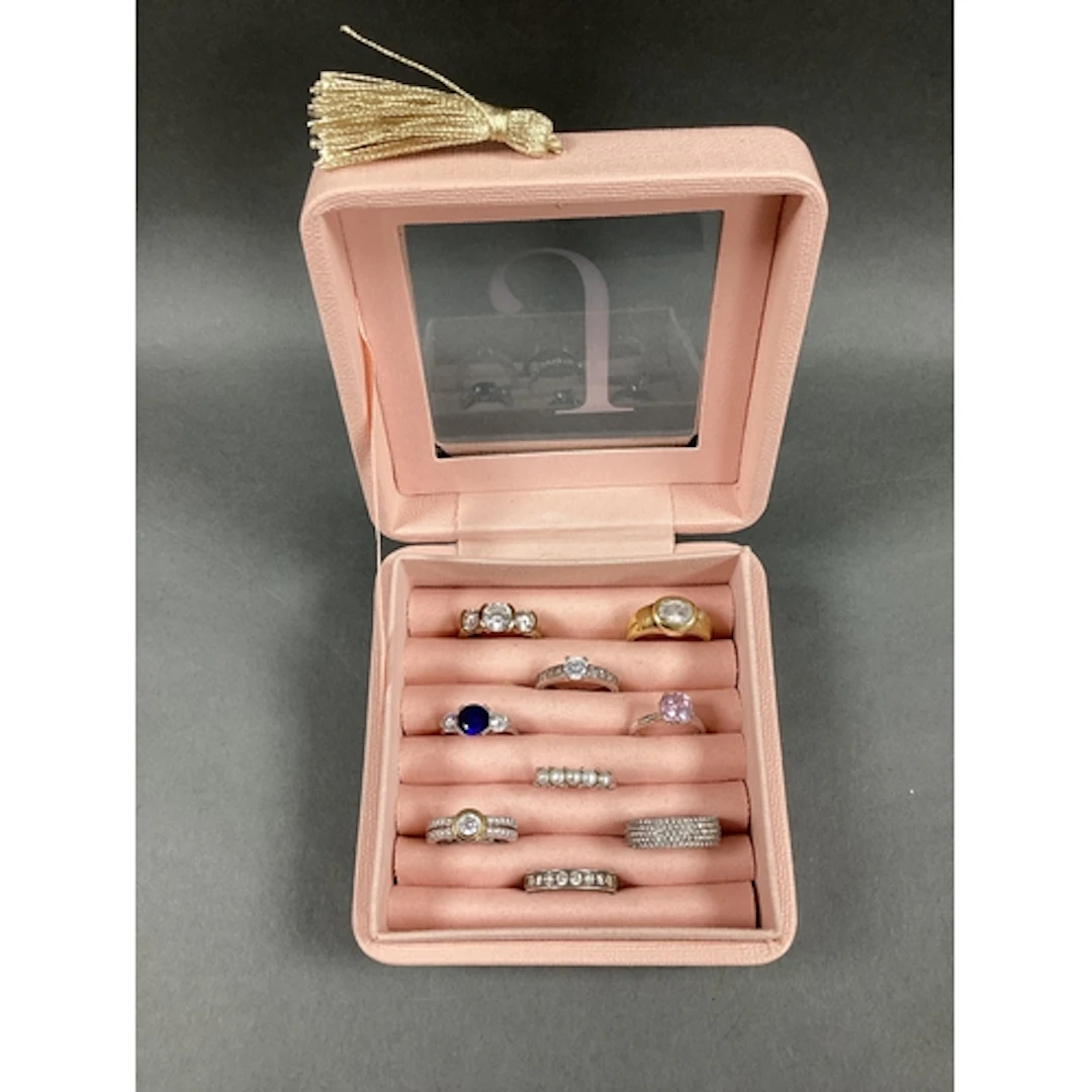 A Selection of Assorted Modern "925" and Other Rings, includ...
