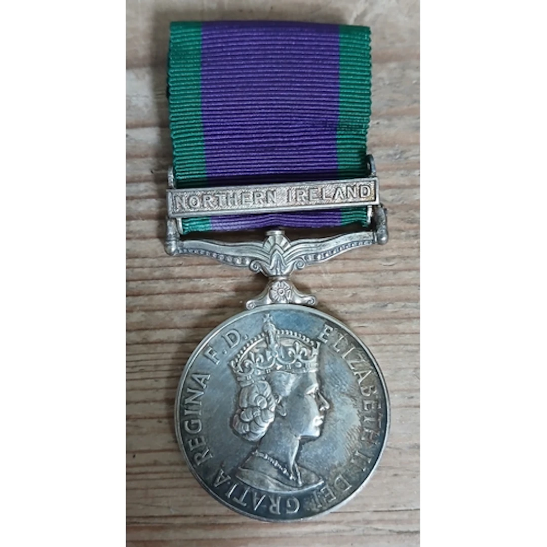 An Elizabeth II General Service medal with Northern Ireland ...