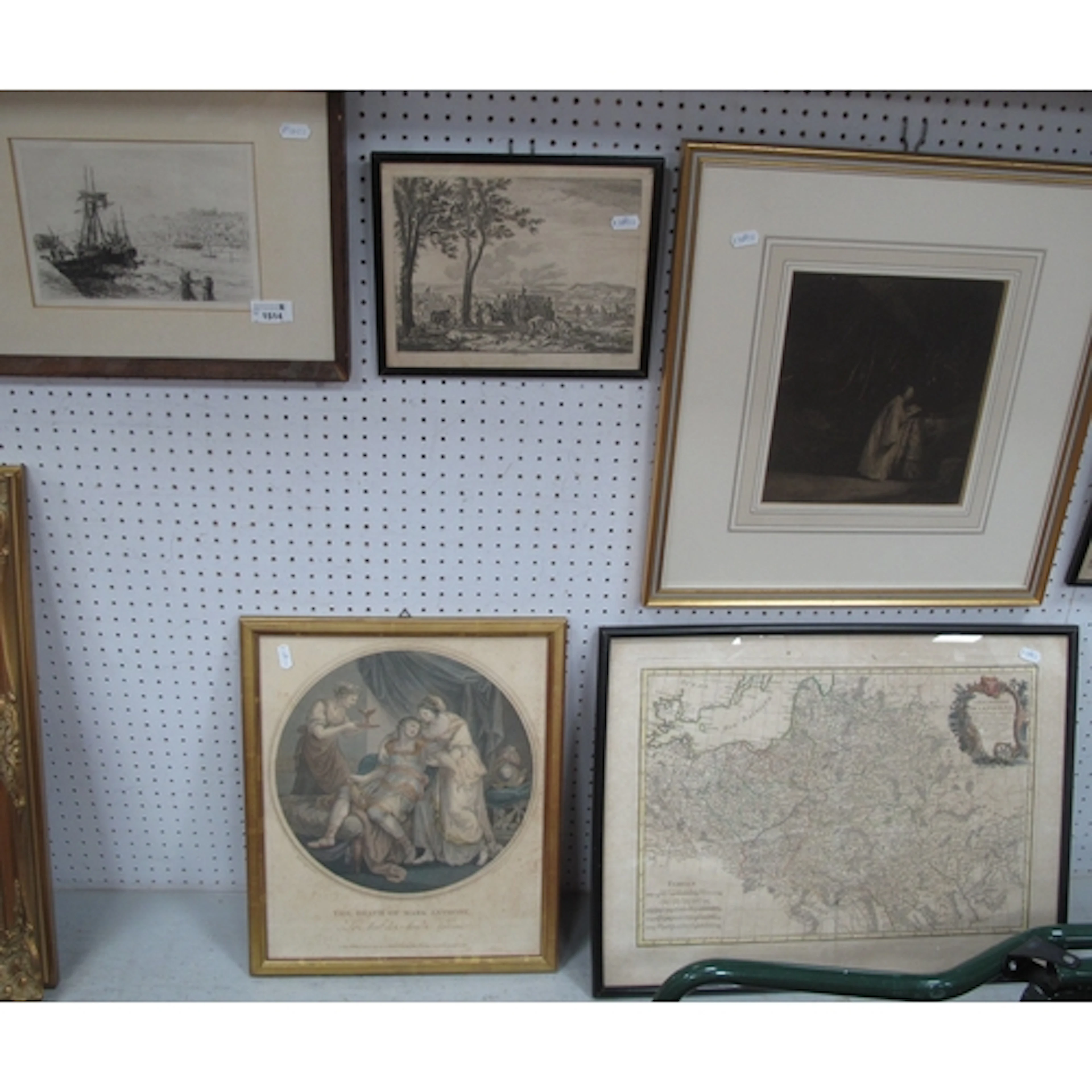 Rizzi Zannoni European Map, framed overall 40.5 x 54cm, Brun...