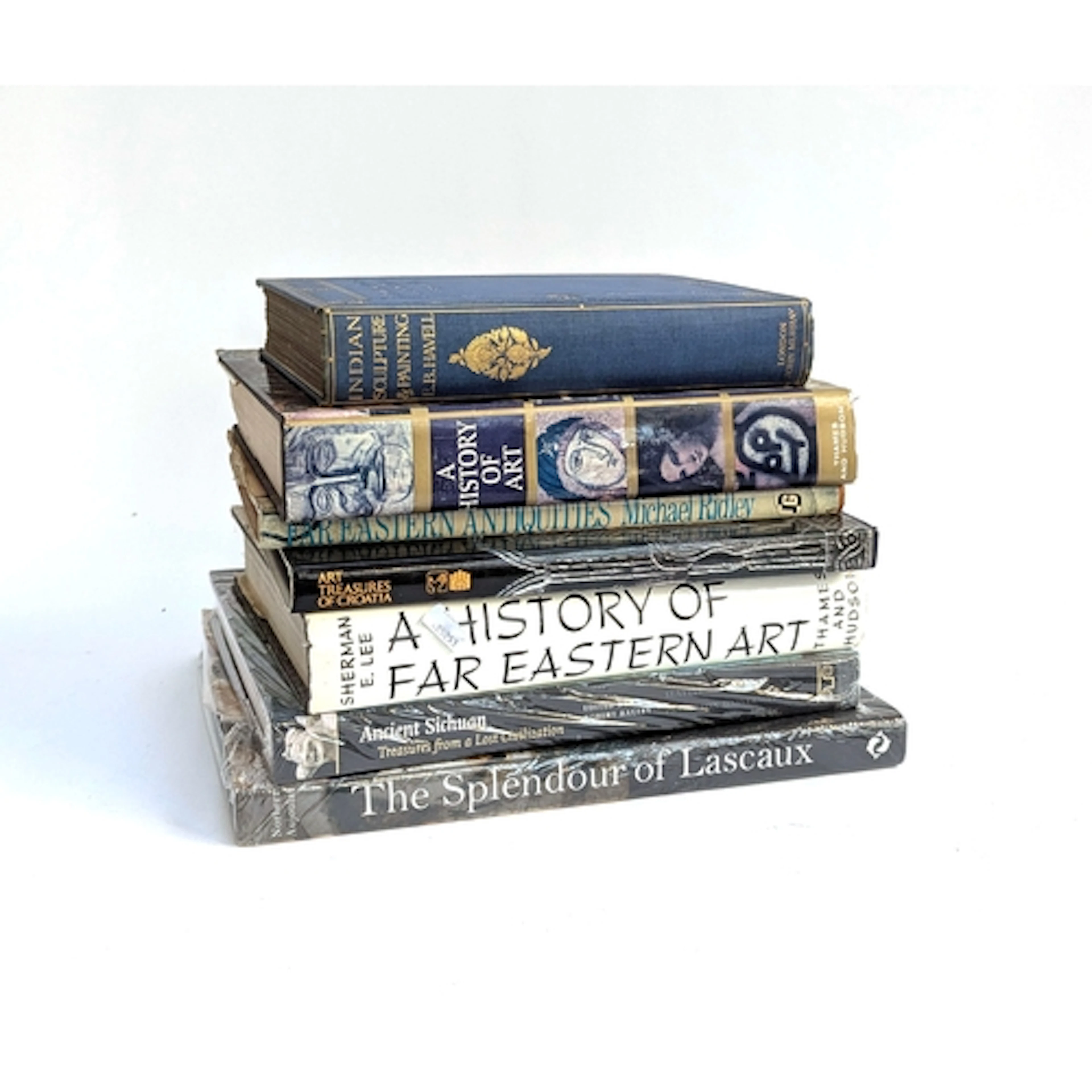 BOOKS, ANCIENT ART. Mainly Asian, but also the 'Lascaux' cav...