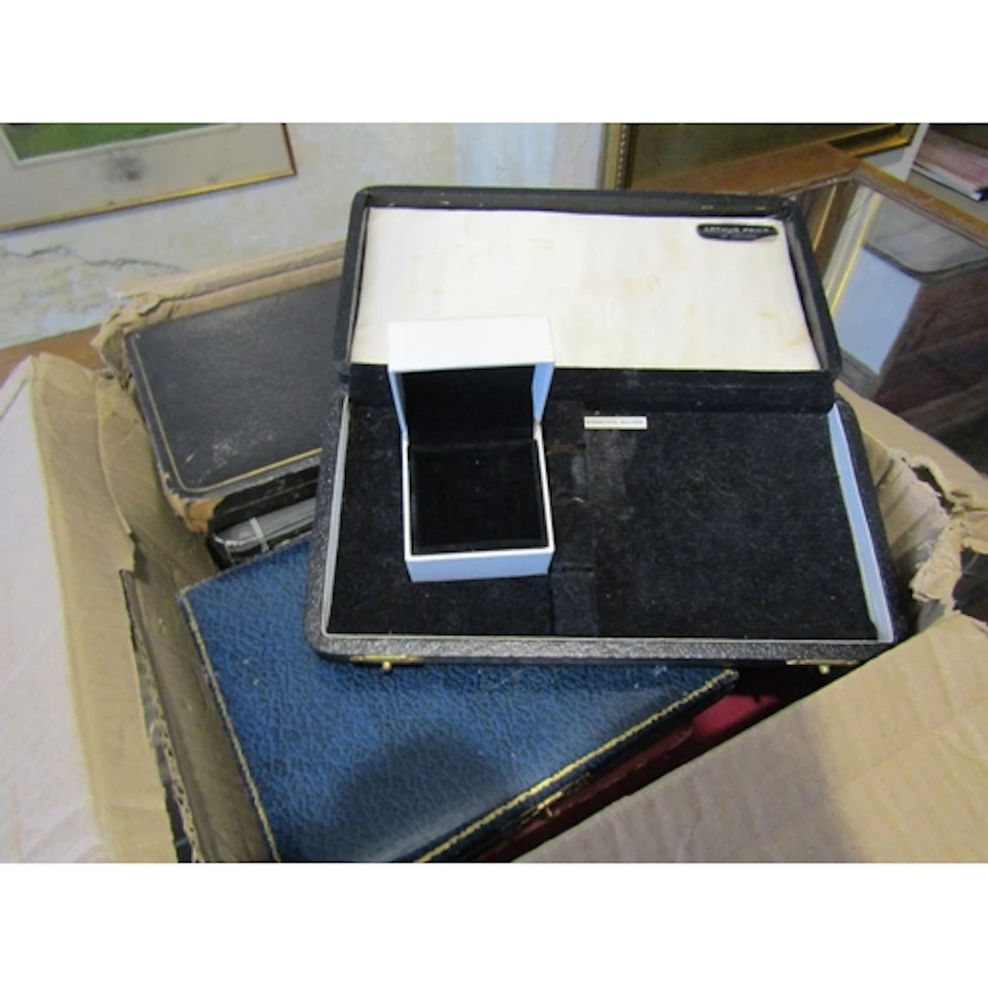 Collection of Various Old Boxes for Cutlery, etc.