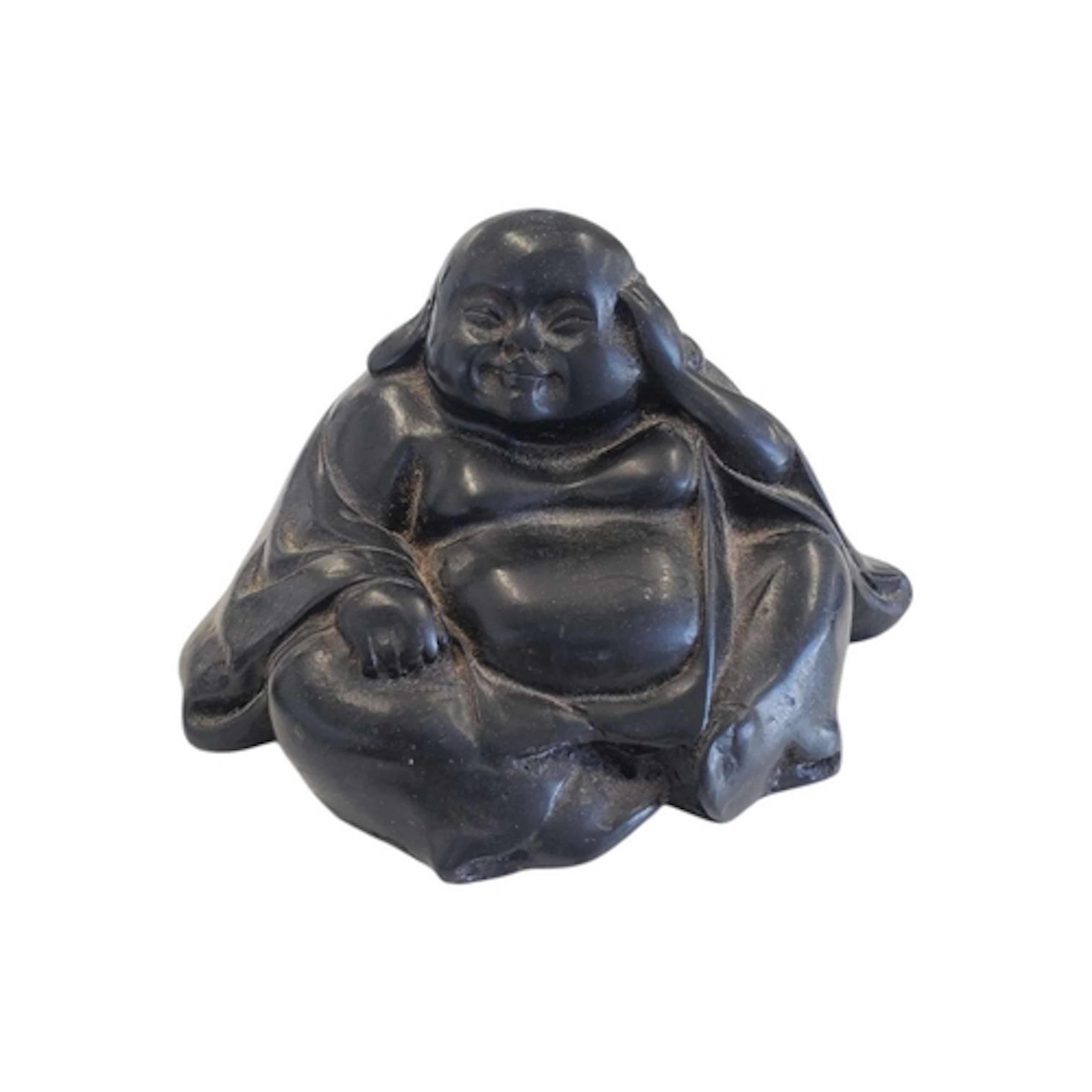 20th century Chinese vintage carved soapstone seated Buddha ...