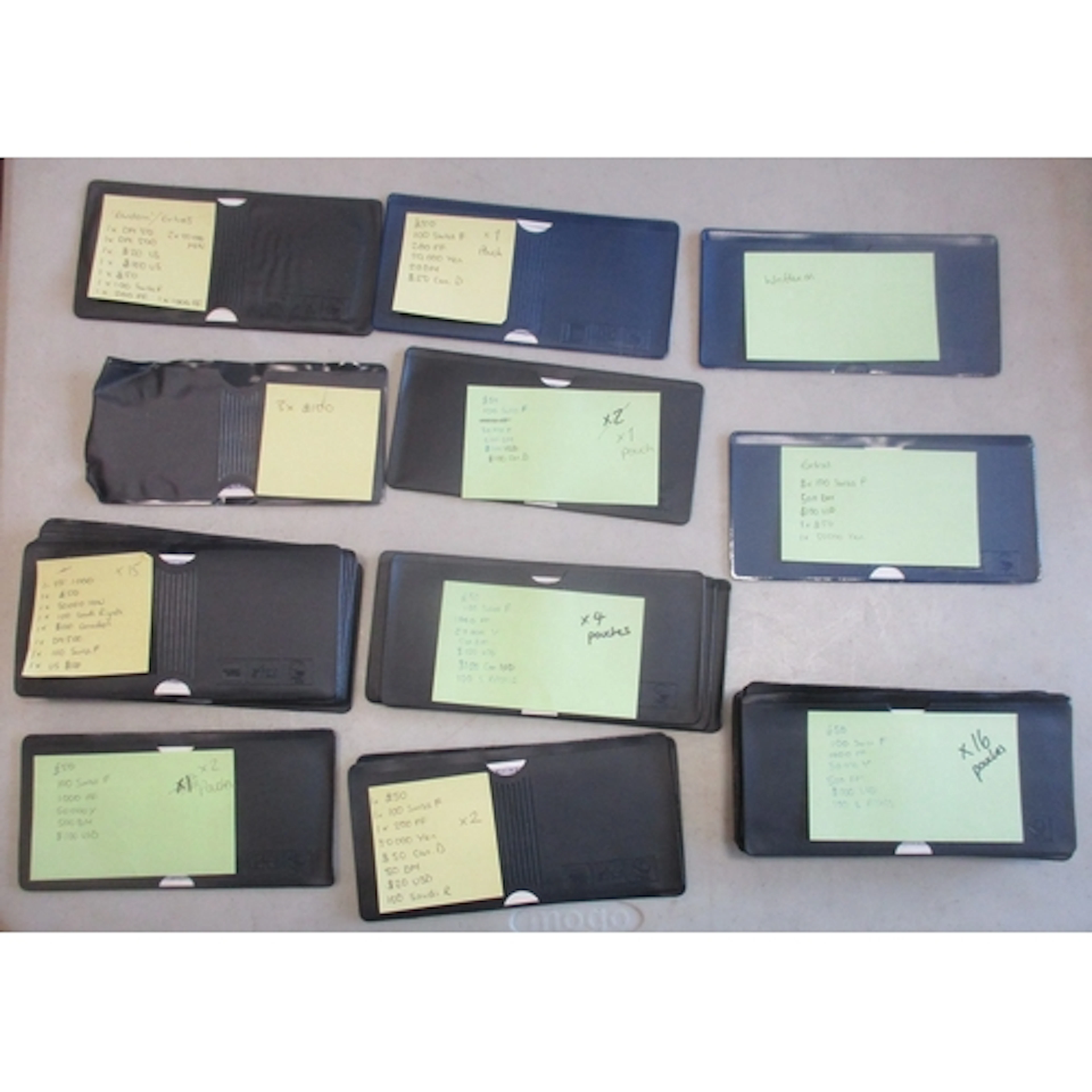 American Express. Collection of specimen sets of various tra...