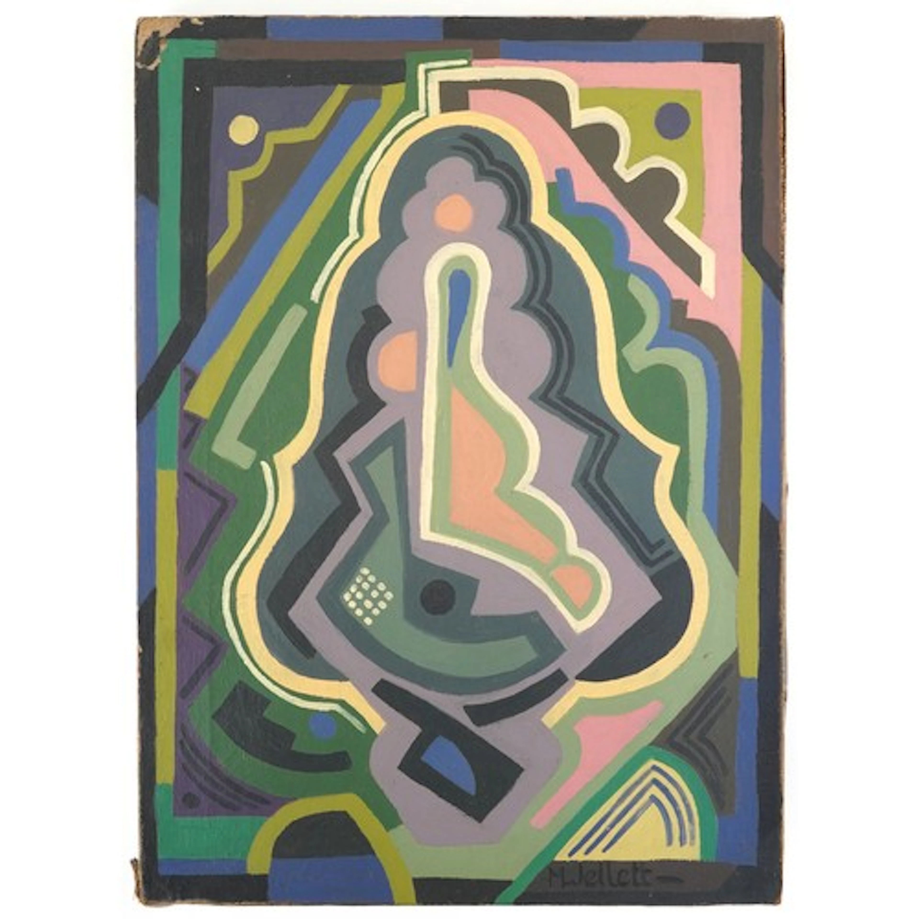 Mainie Jellett (1897-1944) - Abstract composition, Irish gou...