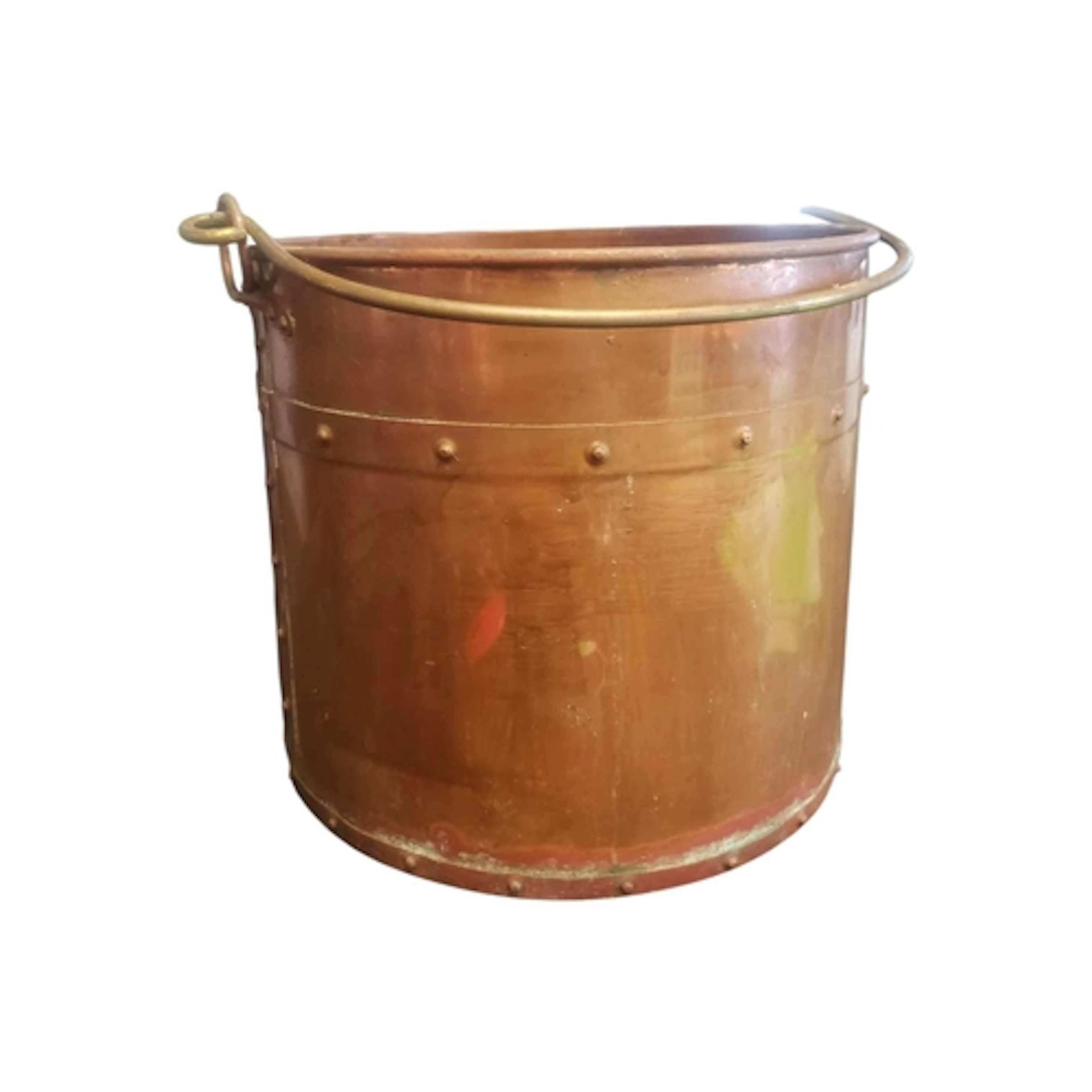A 19th century Victorian copper Arts & Crafts style coal...