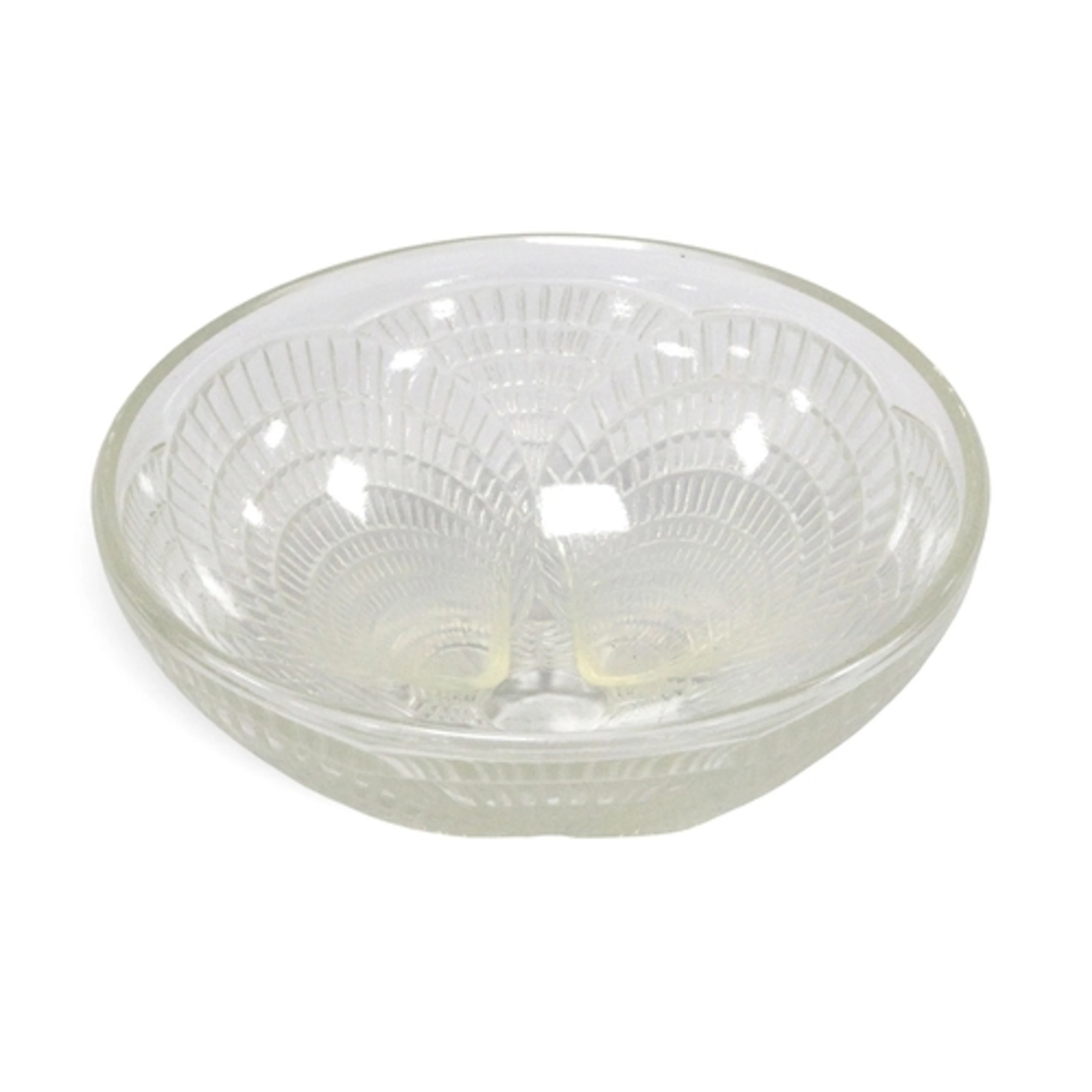 A R. Lalique Opalescent Glass Bowl, in the 'Coquilles' patte...