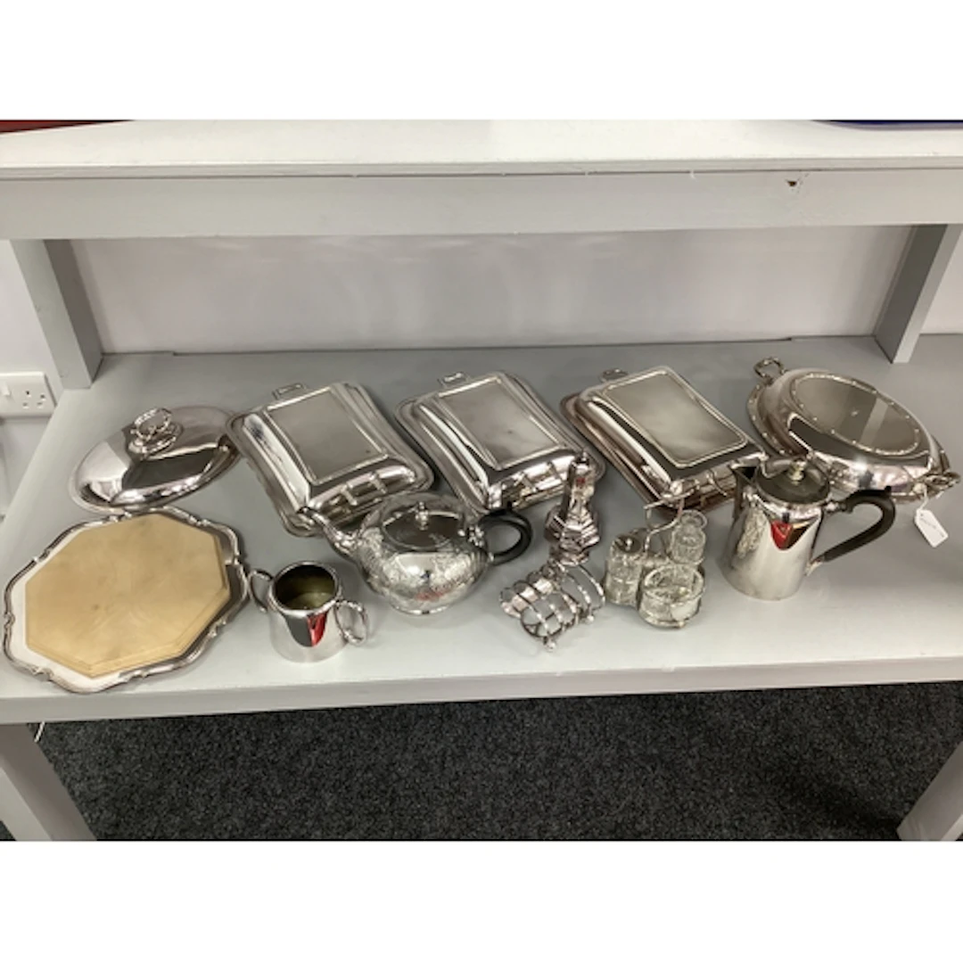 A Mixed Lot of Assorted Plated Ware, including presentation ...