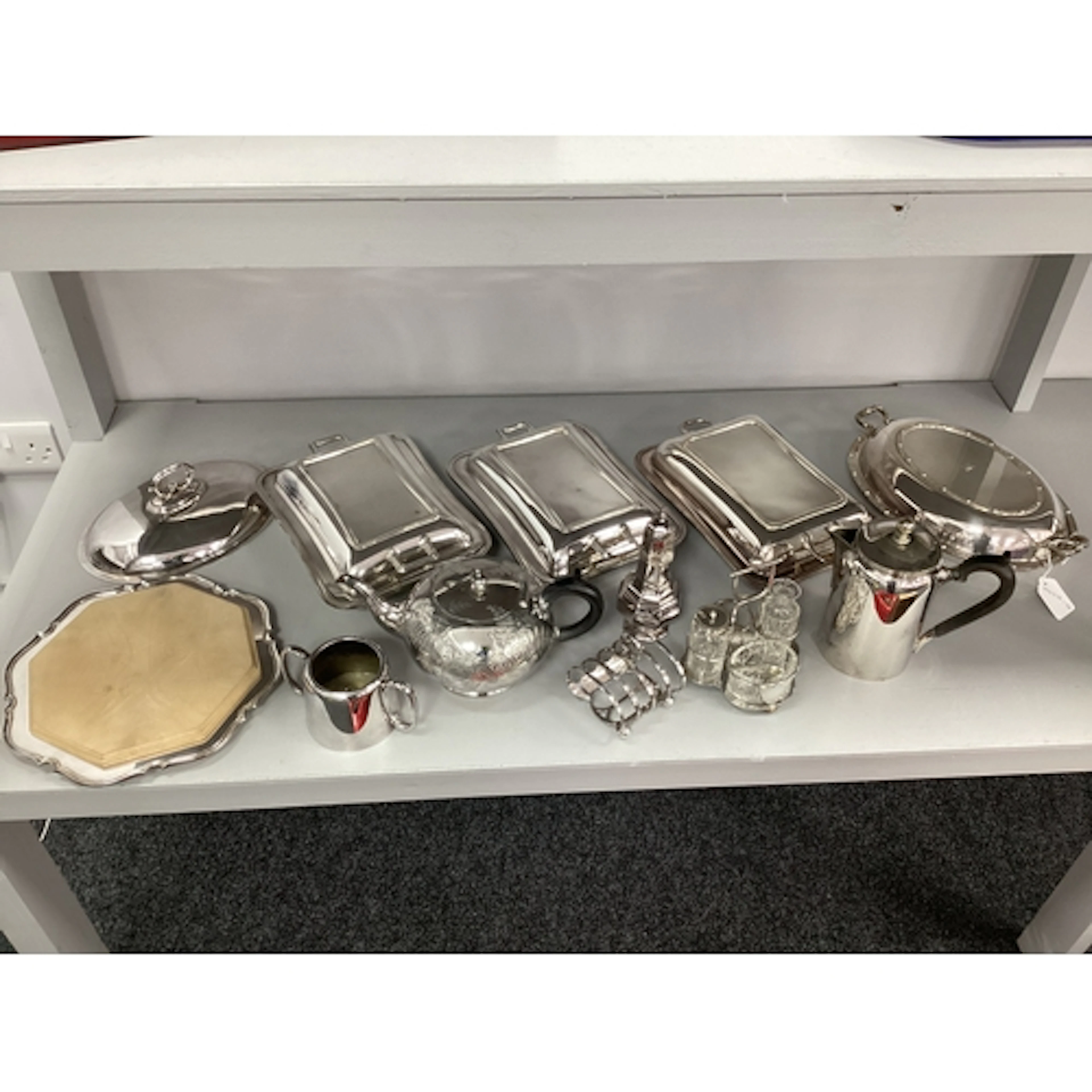 A Mixed Lot of Assorted Plated Ware, including presentation ...
