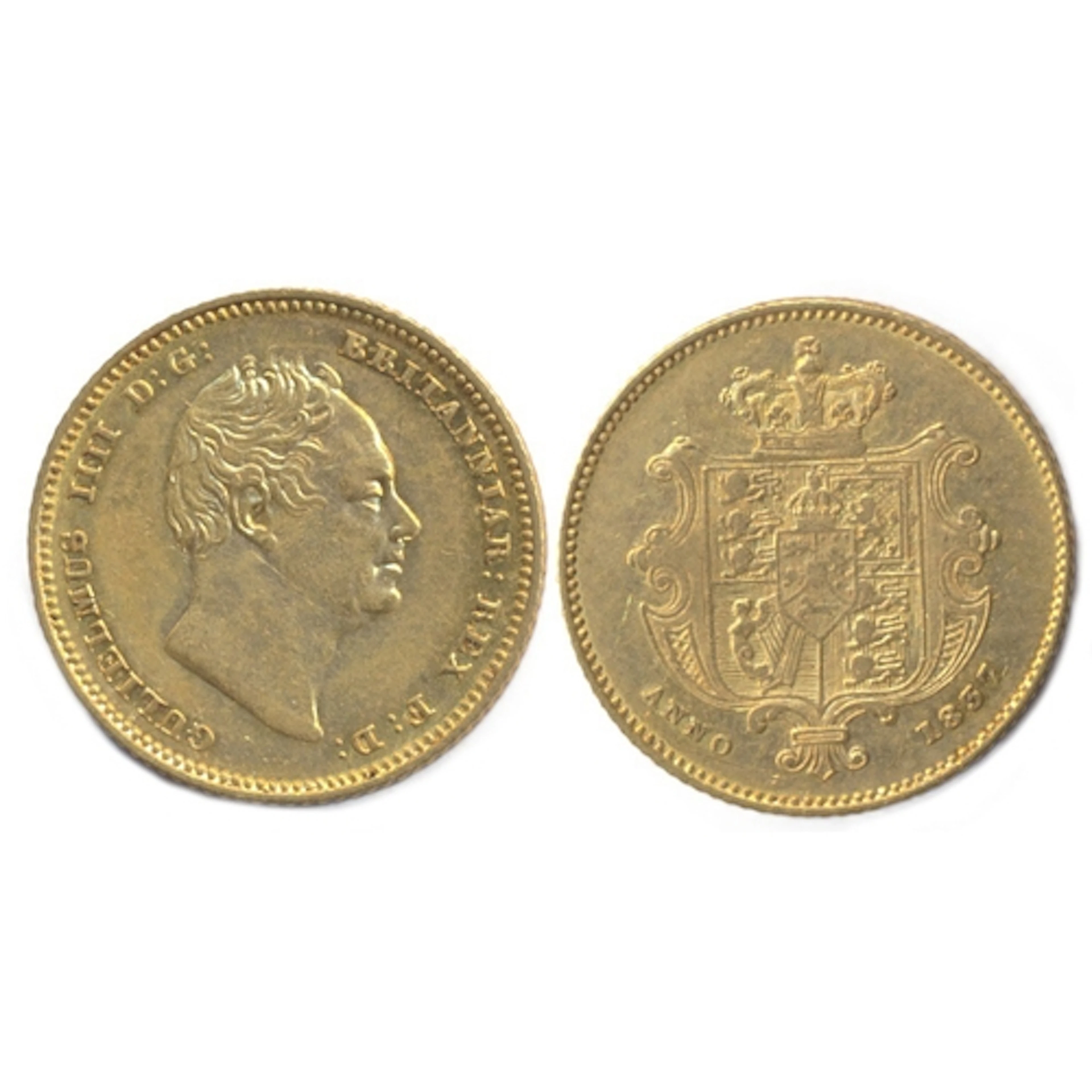 Investment Gold Lot - Documents Required. 1837 half sovereig...