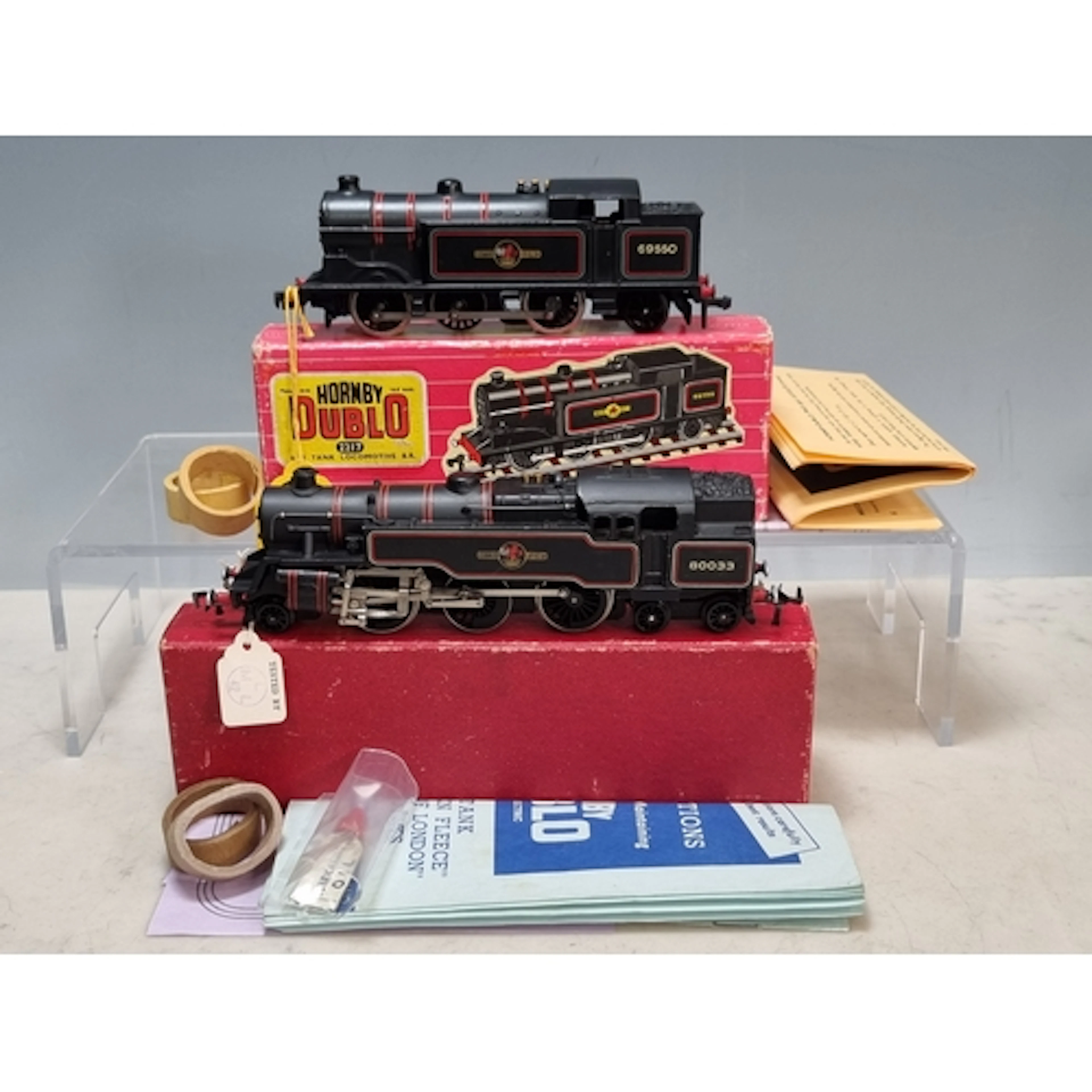 A boxed Hornby Dublo 2218 2-6-4T Locomotive and a boxed 2217...