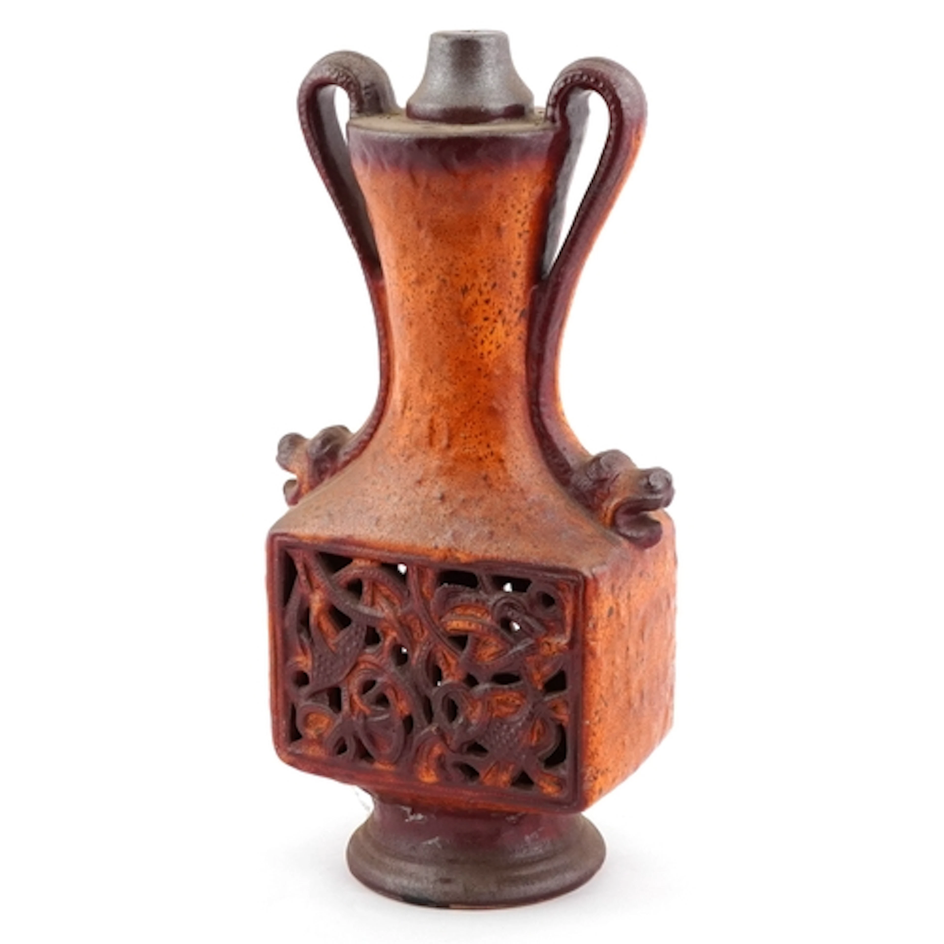 Walter Gerhards - Vintage West German pottery table lamp bas...