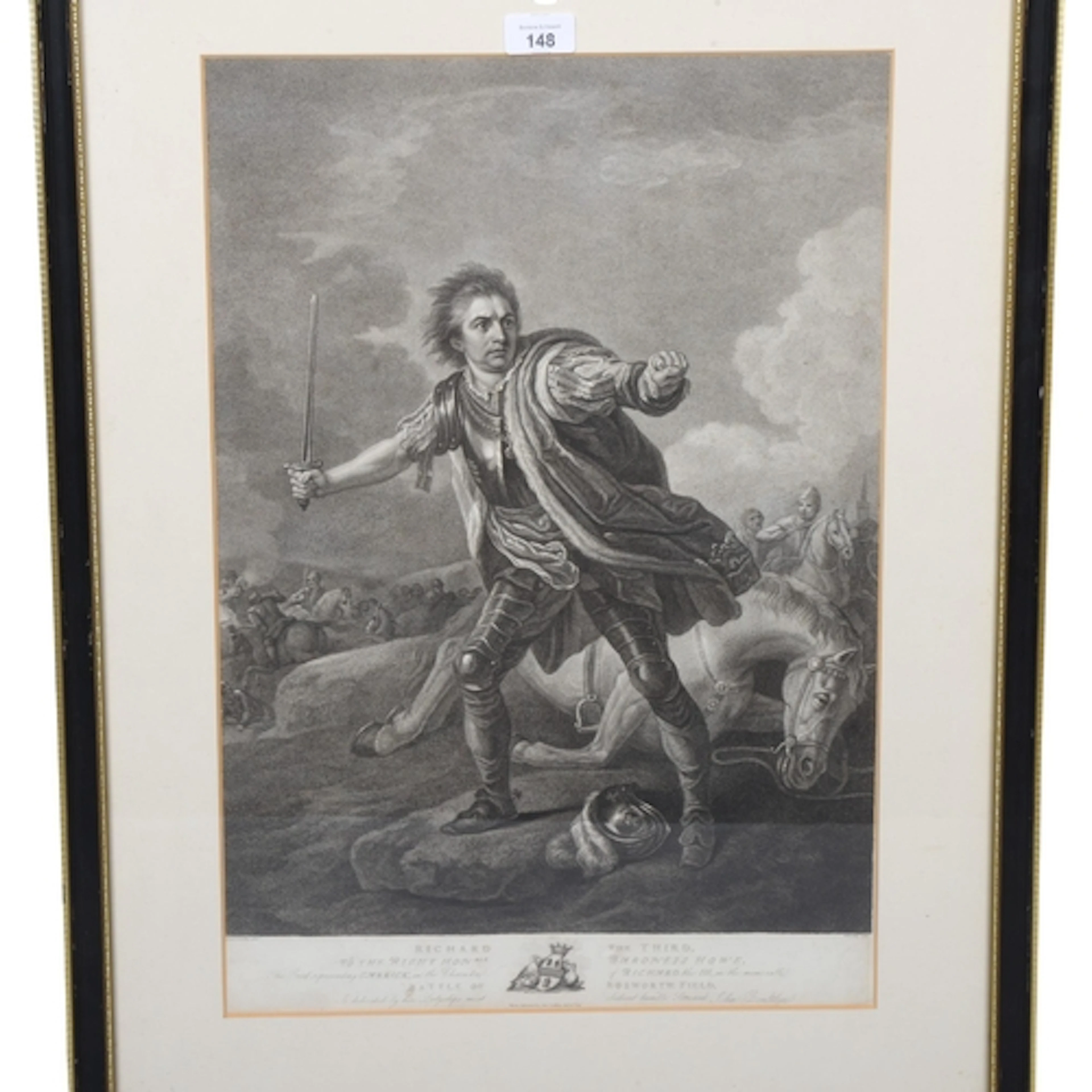 David Garrick as Richard III: 'To the Right Honourable Baron...