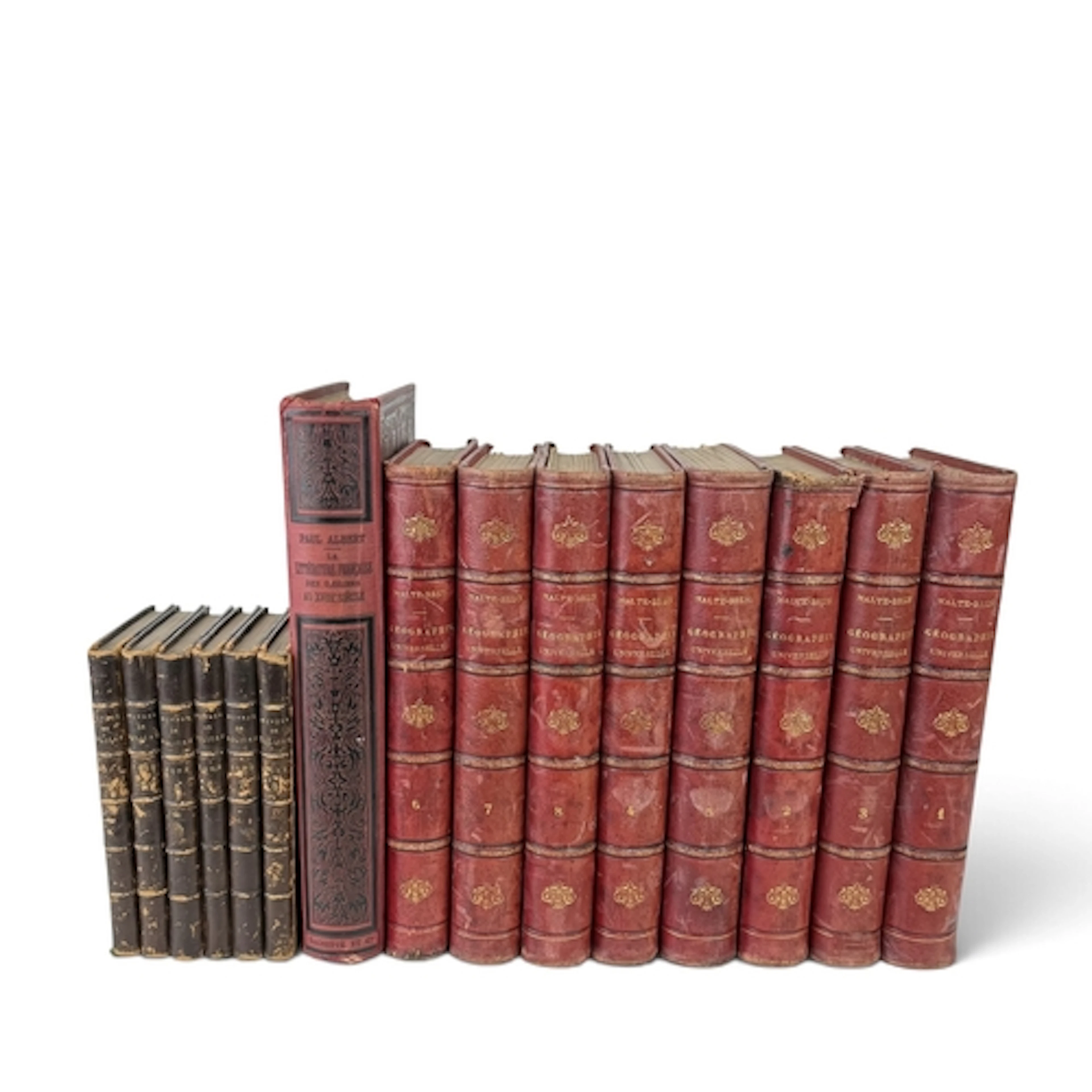 MOLIÉRE: OEUVRES DE J-B POQUELIN, SIX VOLUMES ONLY, HALF BRO...