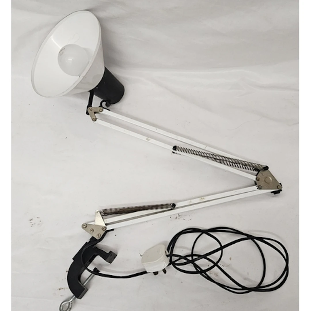 Vintage Anglepoise Lamp with desk clamp UNTESTED