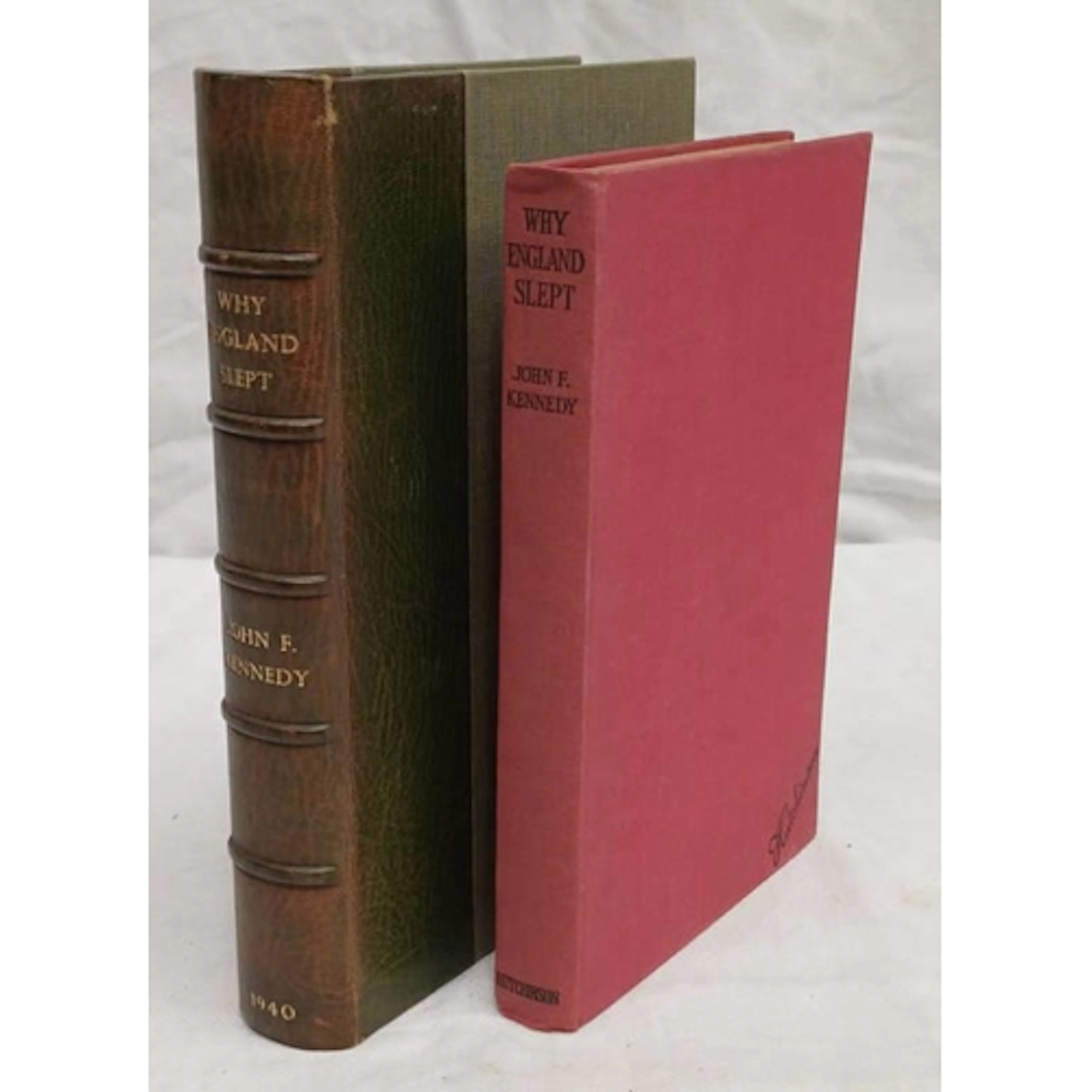 WHY ENGLAND SLEPT BY JOHN F. KENNEDY, FIRST EDITION, HOUSED ...