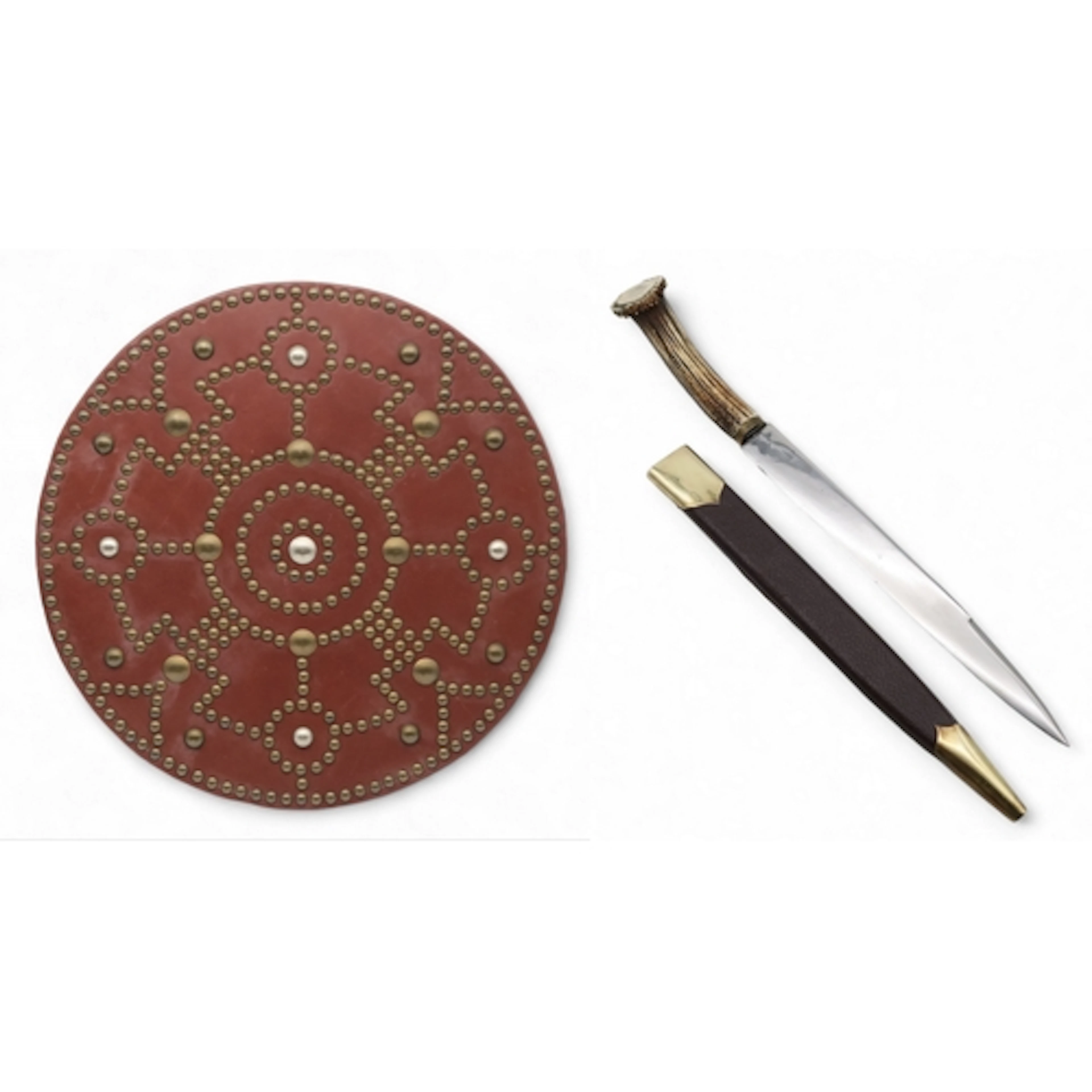 A reproduction Scottish targe by David Smith, "Master Swordm...