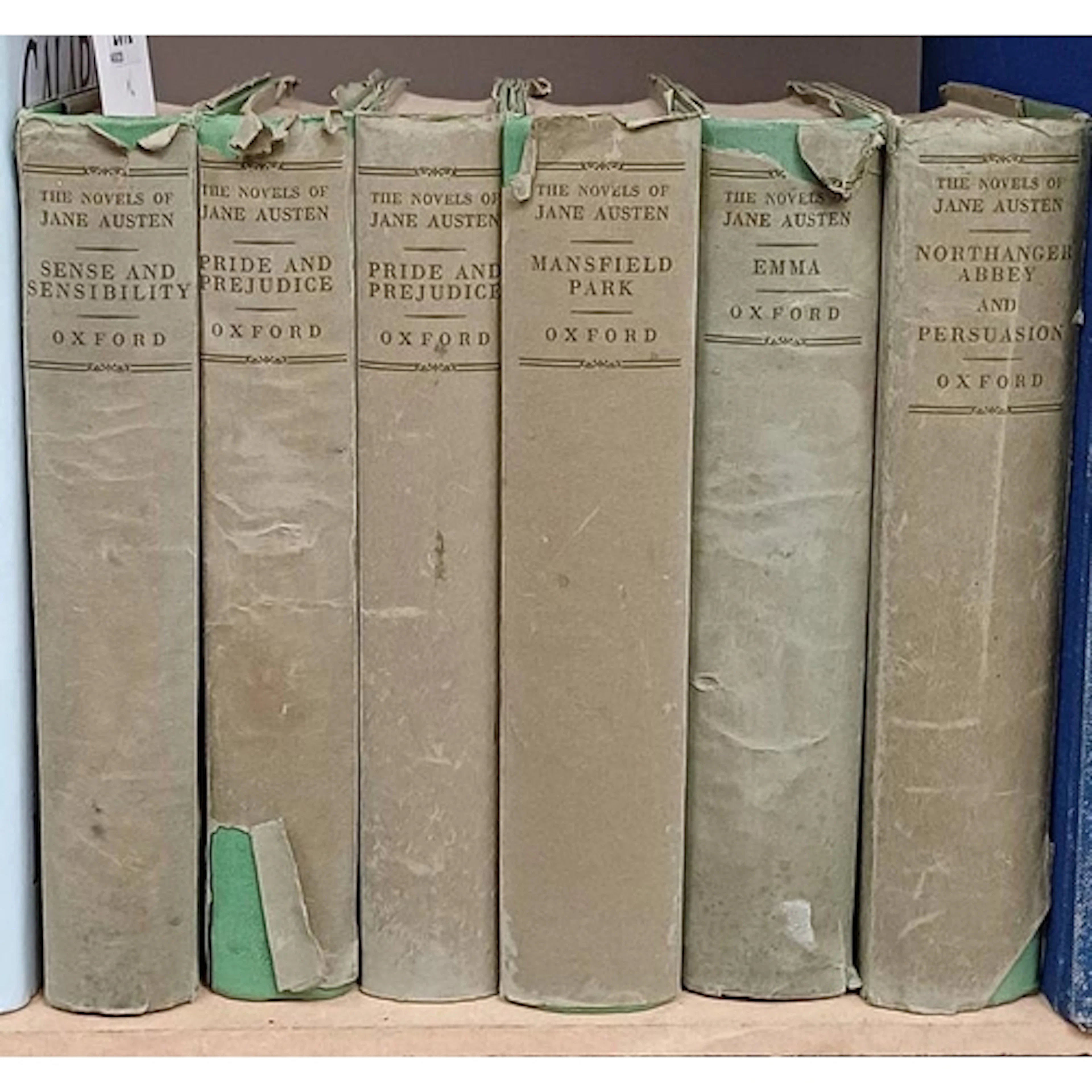 THE NOVELS OF JANE AUSTEN, THE TEXT BASED ON COLLATION OF TH...