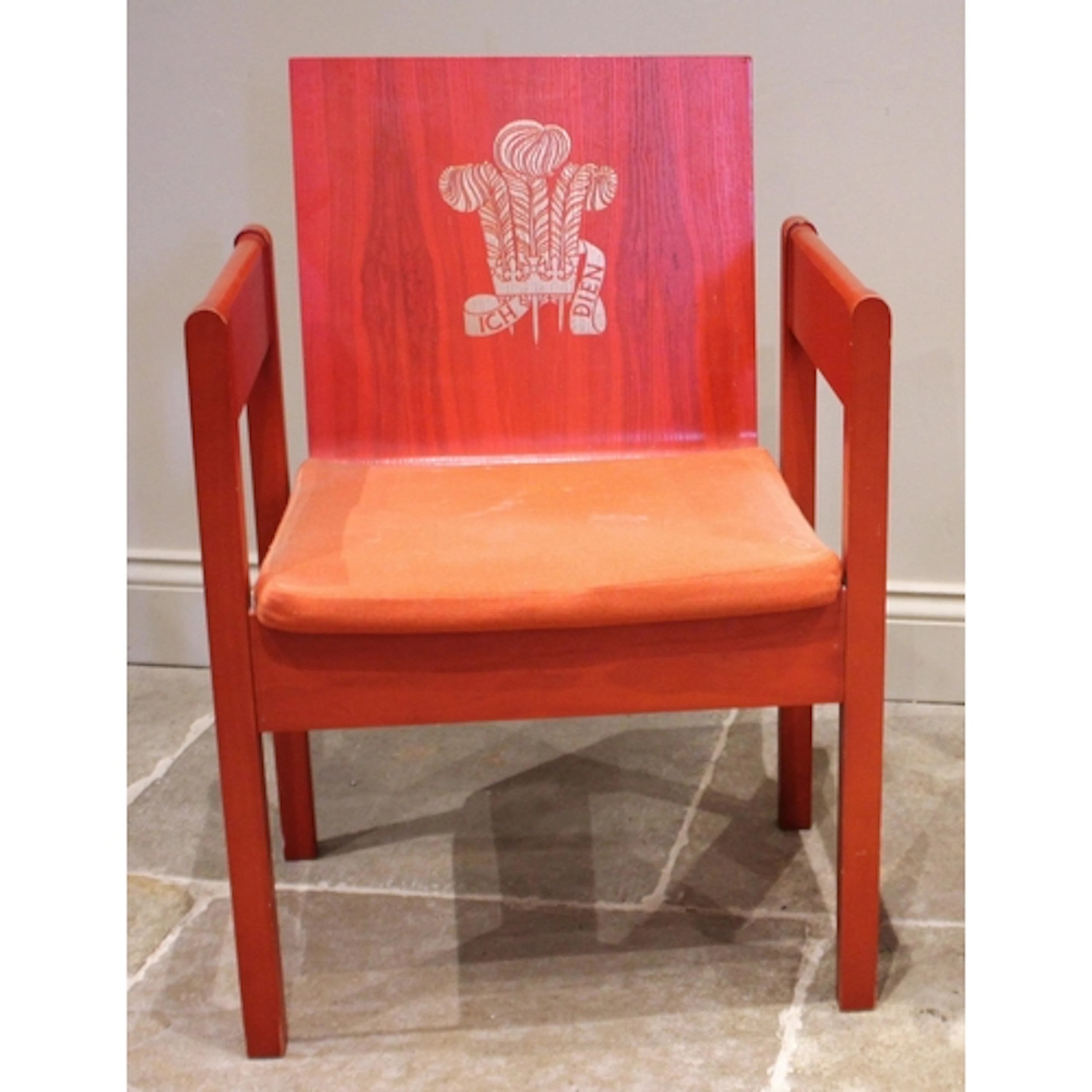 A Prince of Wales Investiture chair, 1969, designed by Lord ...