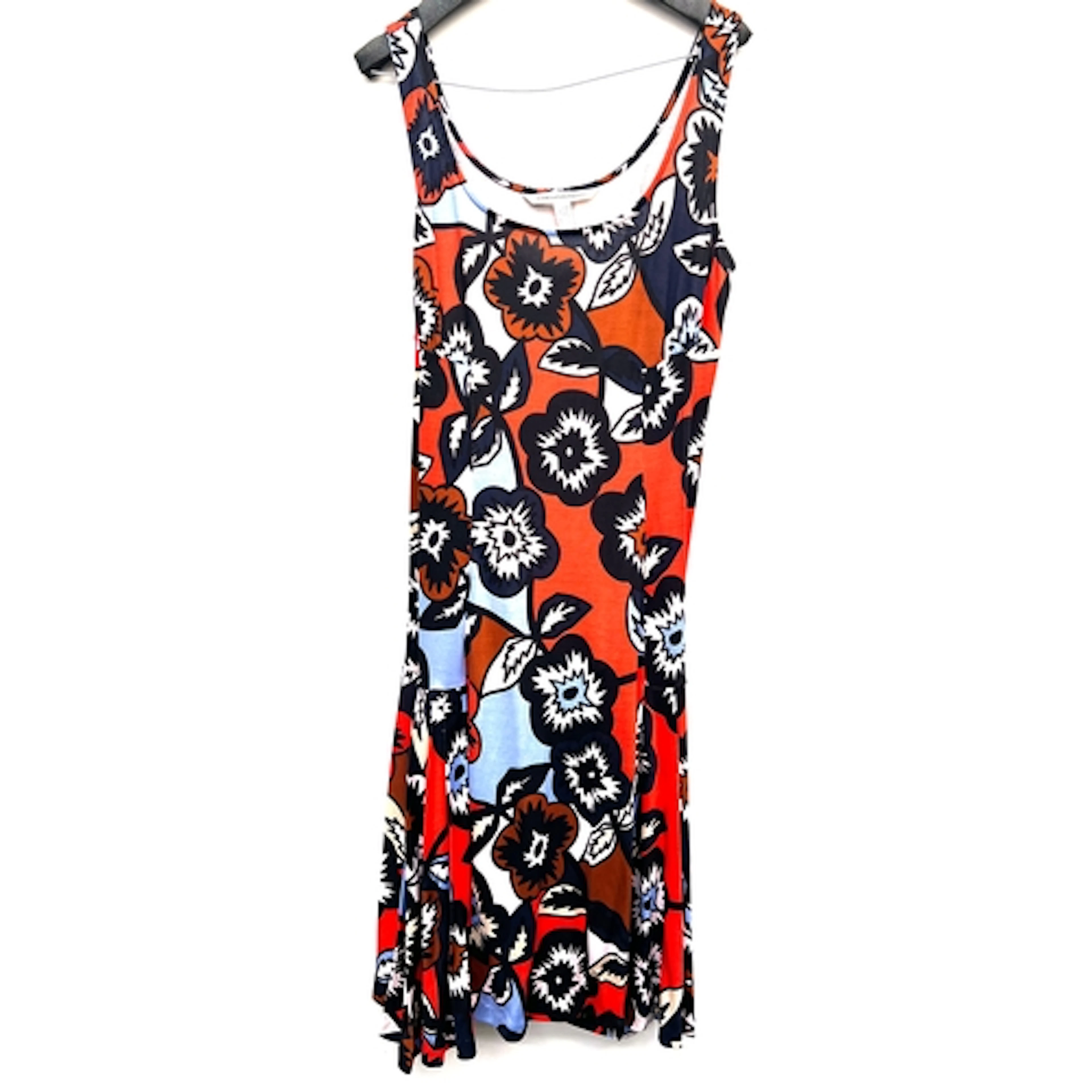 A Diane von Furstenberg silk 'Uma' dress in a red and blue f...